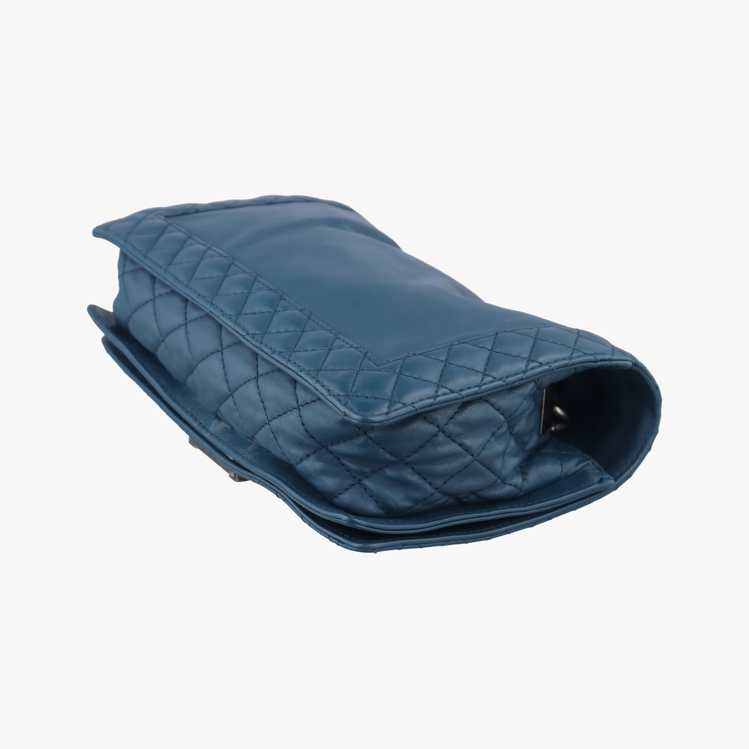 Pre-owned Chanel BOY CHANEL Blue leather A67948 shoulderbag | stylenewstar