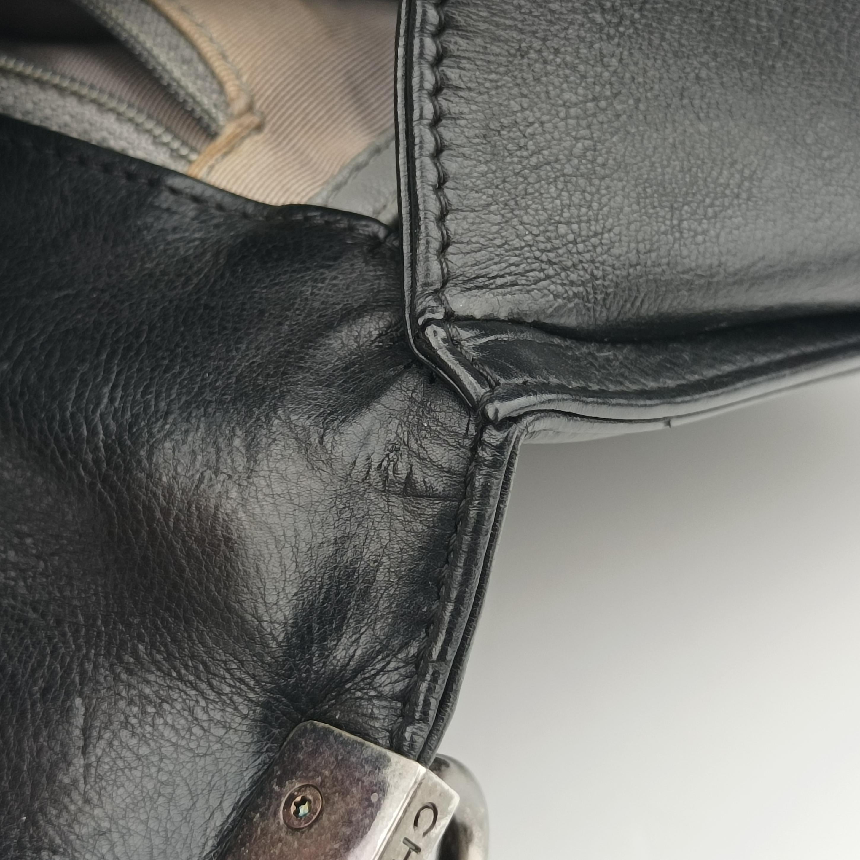 Pre-owned Chanel BOY CHANEL Black leather A92106 shoulderbag | stylenewstar