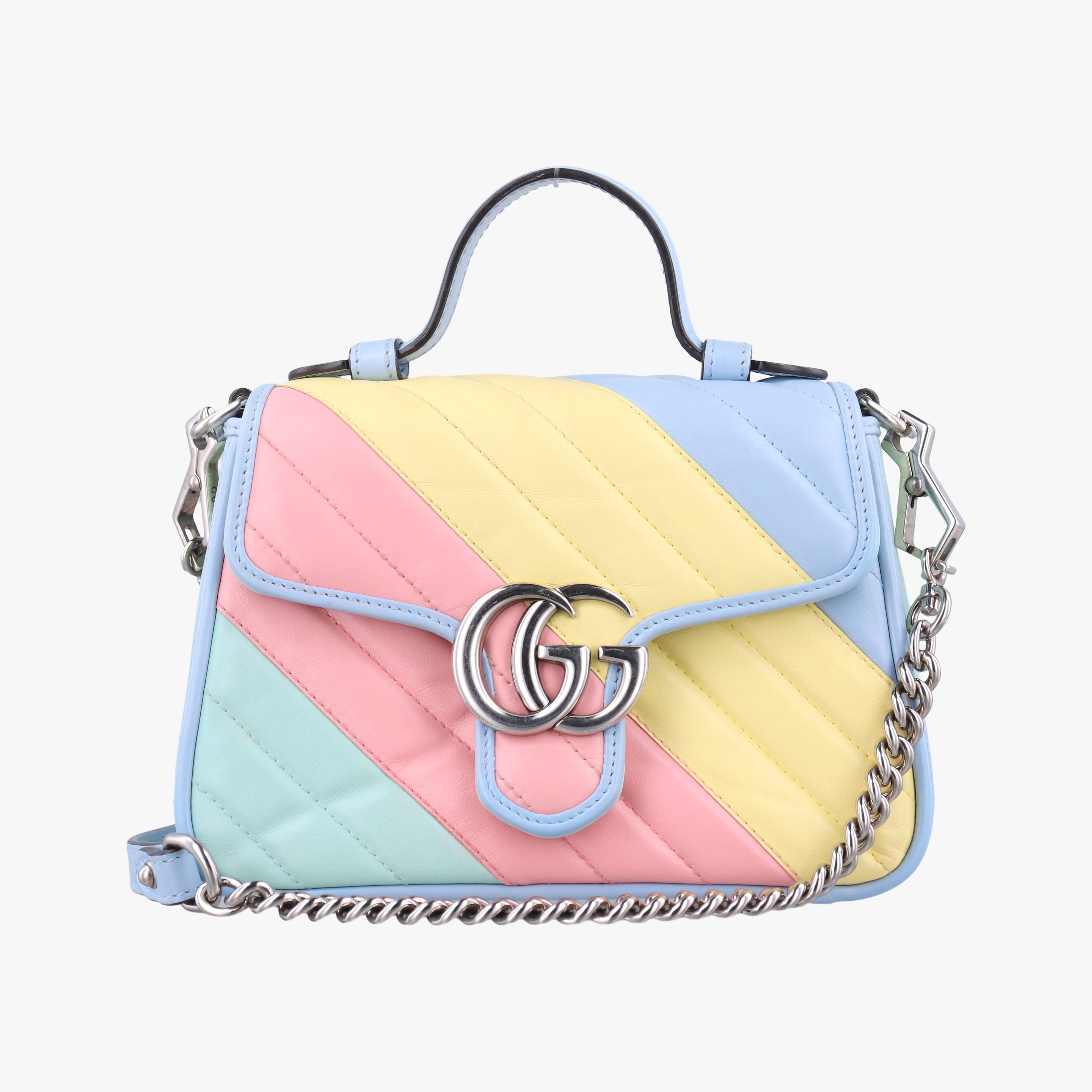 Vintage Gucci GG Marmont Multicolour Leather 583571 shoulderbag | stylenewstar