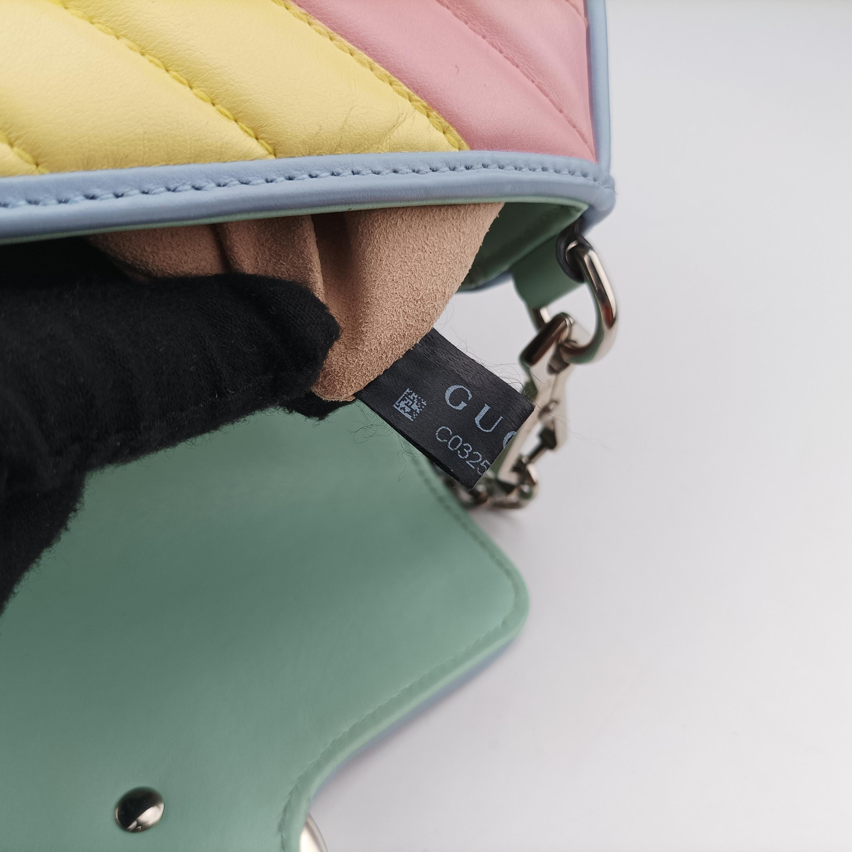 Vintage Gucci GG Marmont Multicolour Leather 583571 shoulderbag | stylenewstar