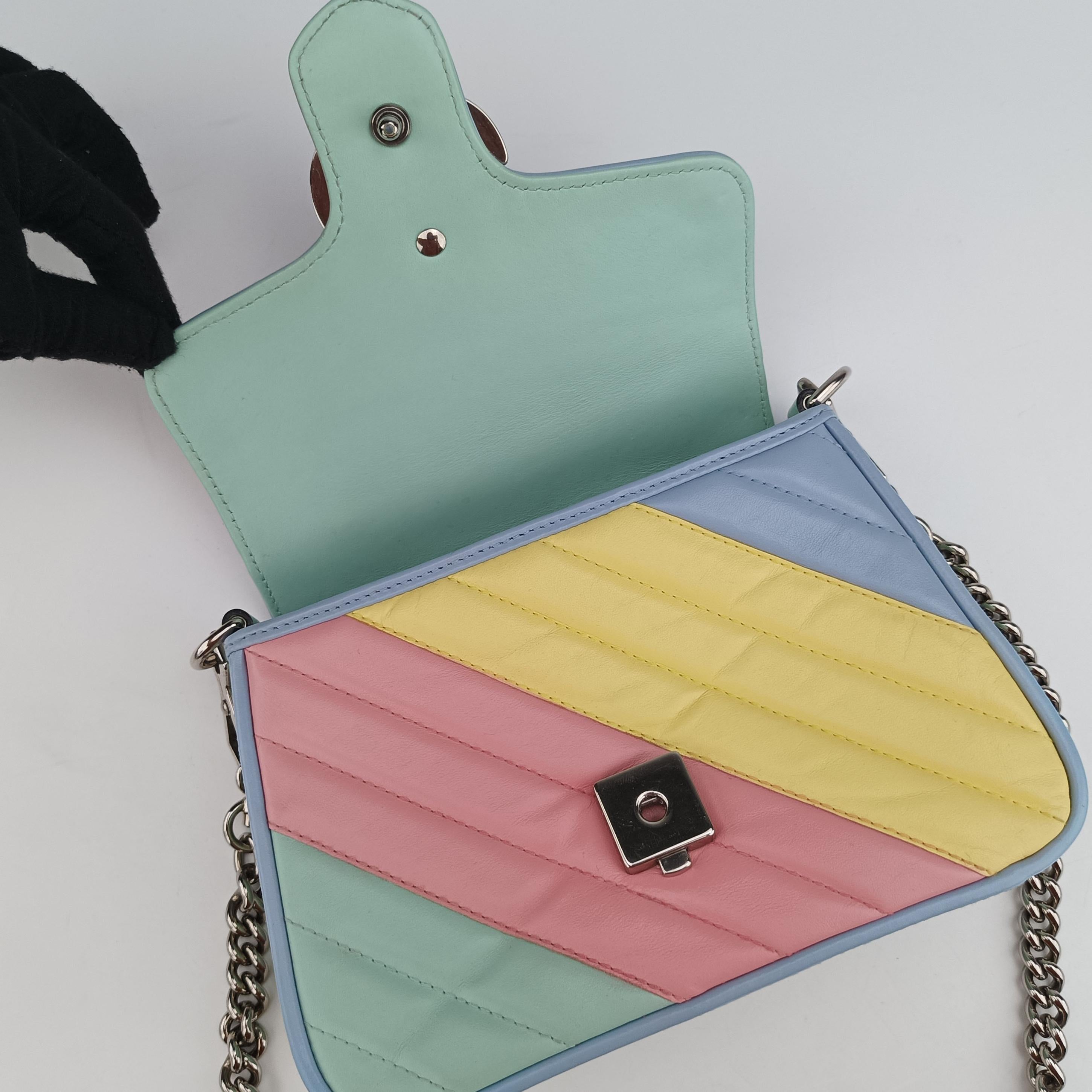 Vintage Gucci GG Marmont Multicolour Leather 583571 shoulderbag | stylenewstar