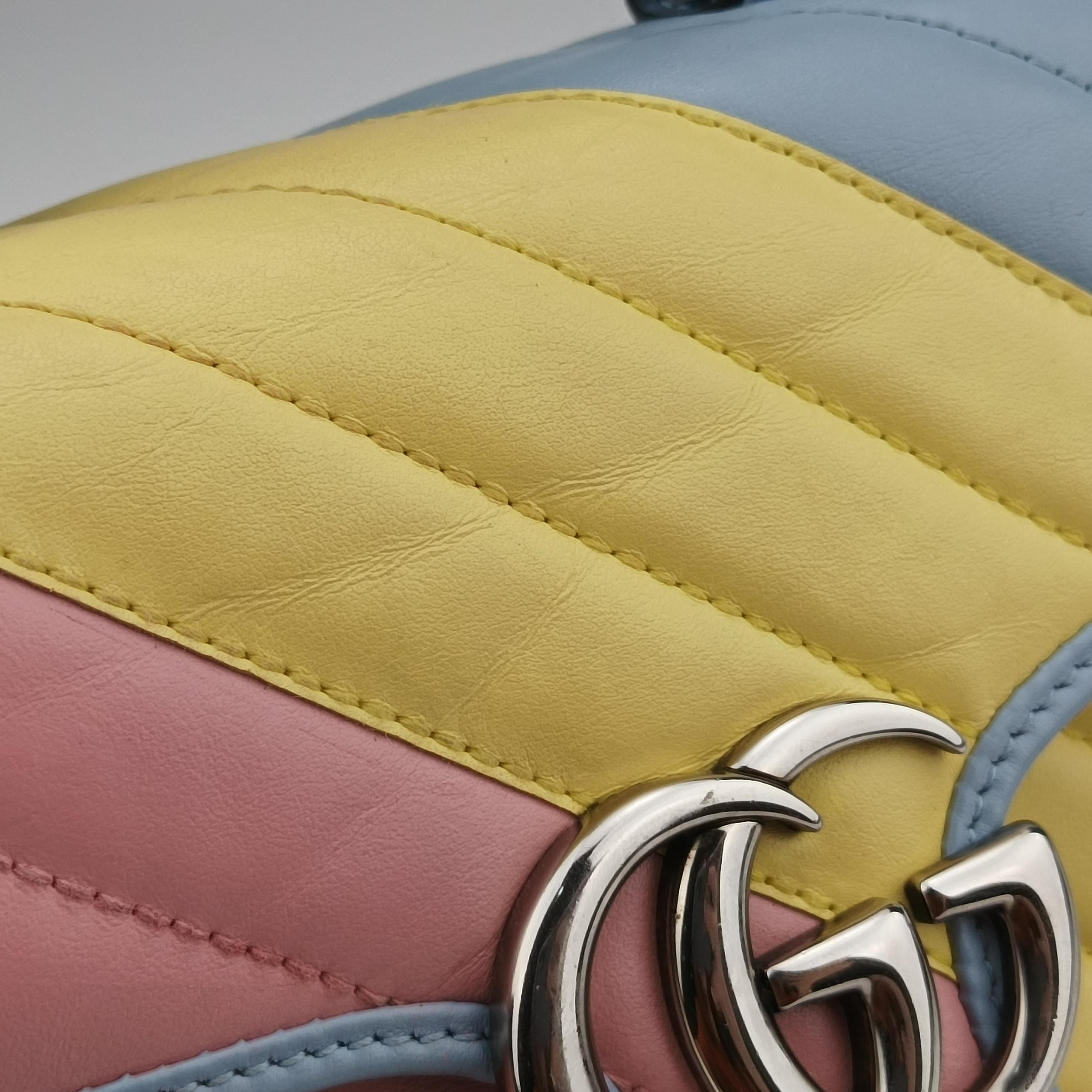 Vintage Gucci GG Marmont Multicolour Leather 583571 shoulderbag | stylenewstar