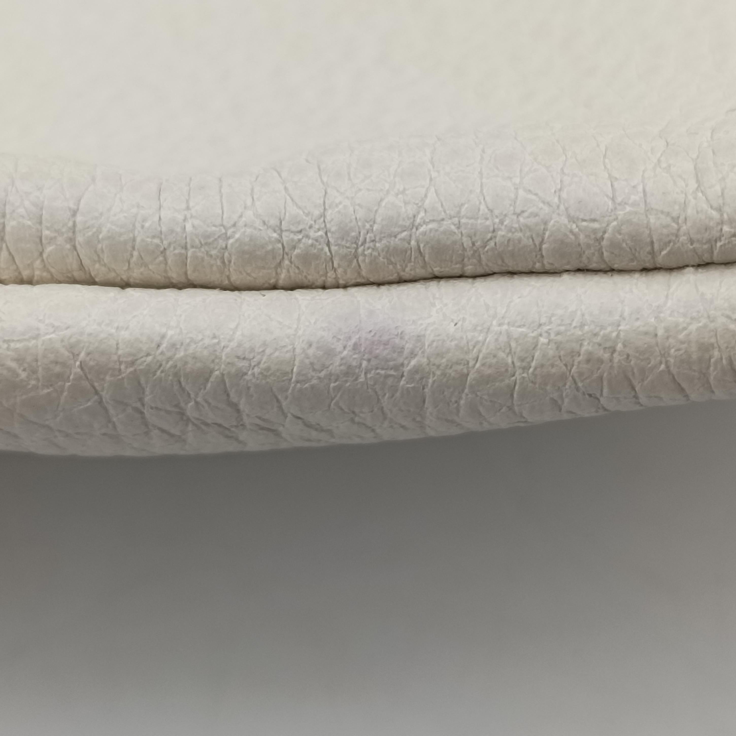 Pre-owned Gucci Gucci Print White Leather 530412 bum bag/waist bag | stylenewstar