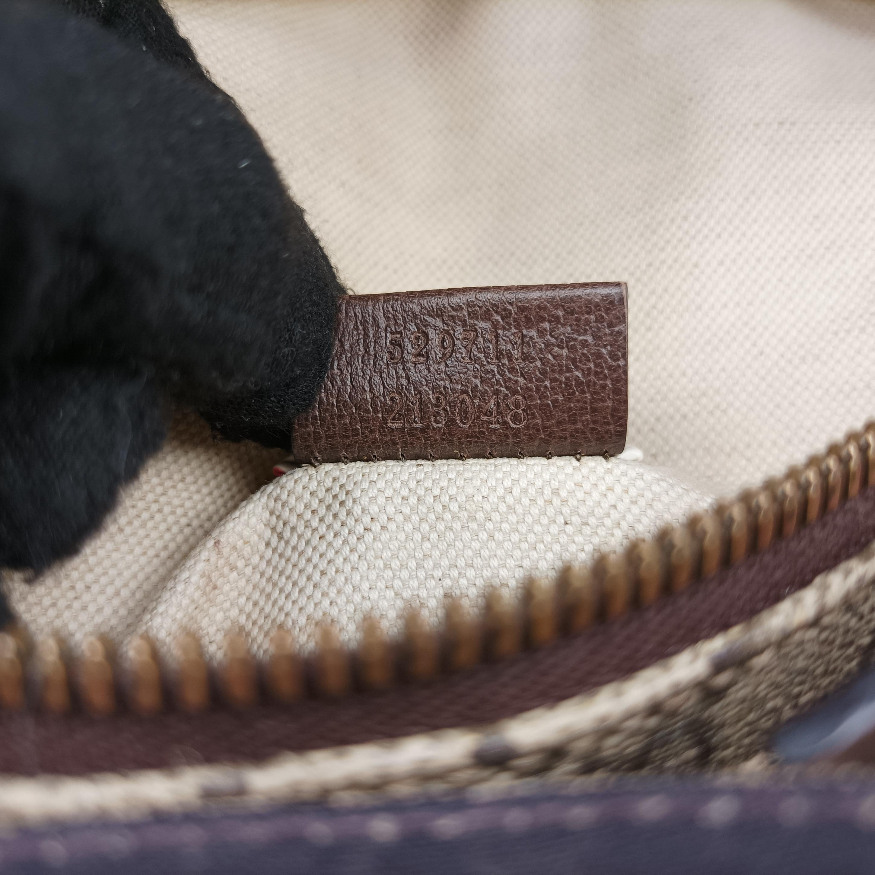 Vintage Gucci GG Supreme Courrier beige×Multi Canvas 529711 bum bag/waist bag | stylenewstar