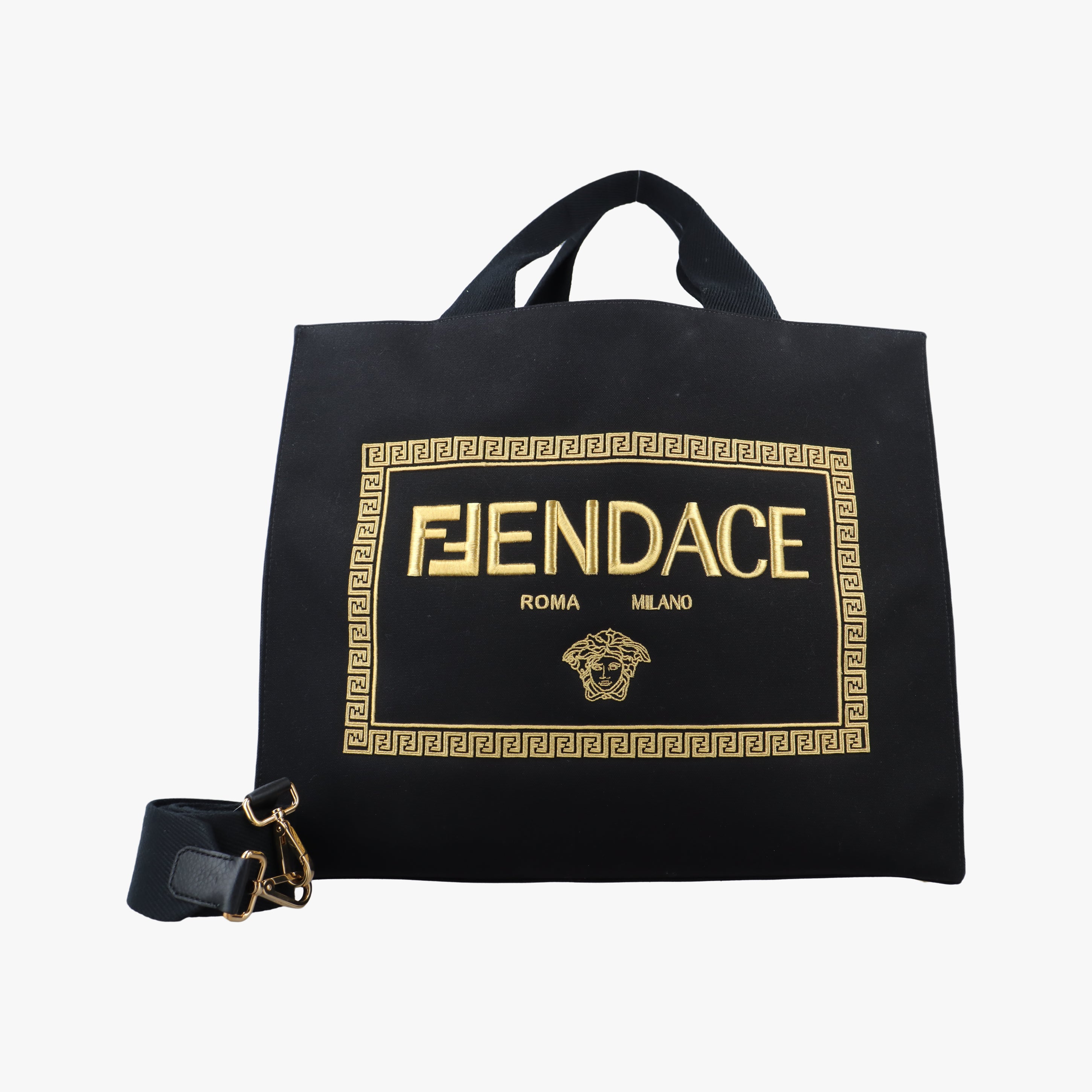 Secondhand Fendi Sunshine Black×yellow canvas 7VA558 shoulderbag | stylenewstar