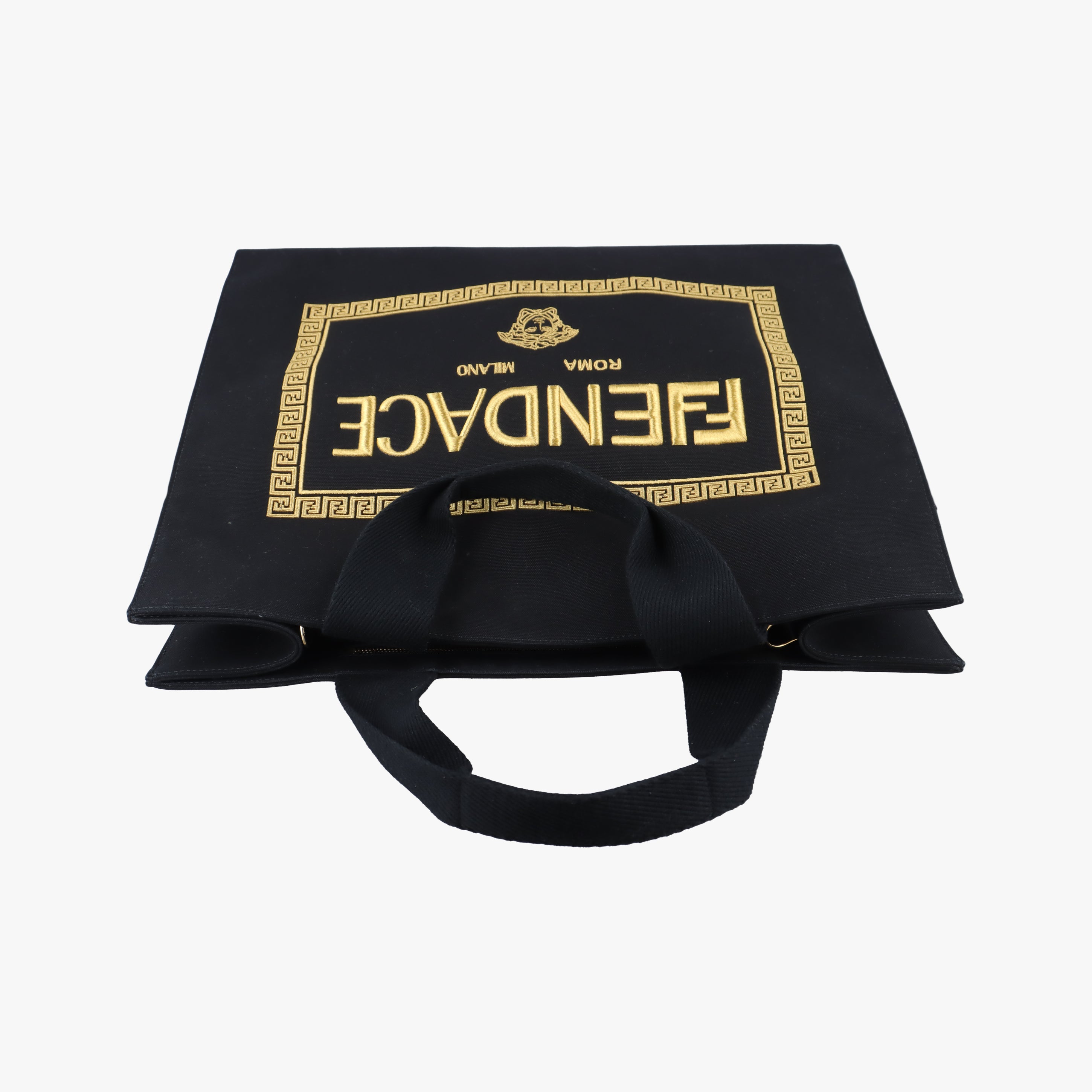 Secondhand Fendi Sunshine Black×yellow canvas 7VA558 shoulderbag | stylenewstar