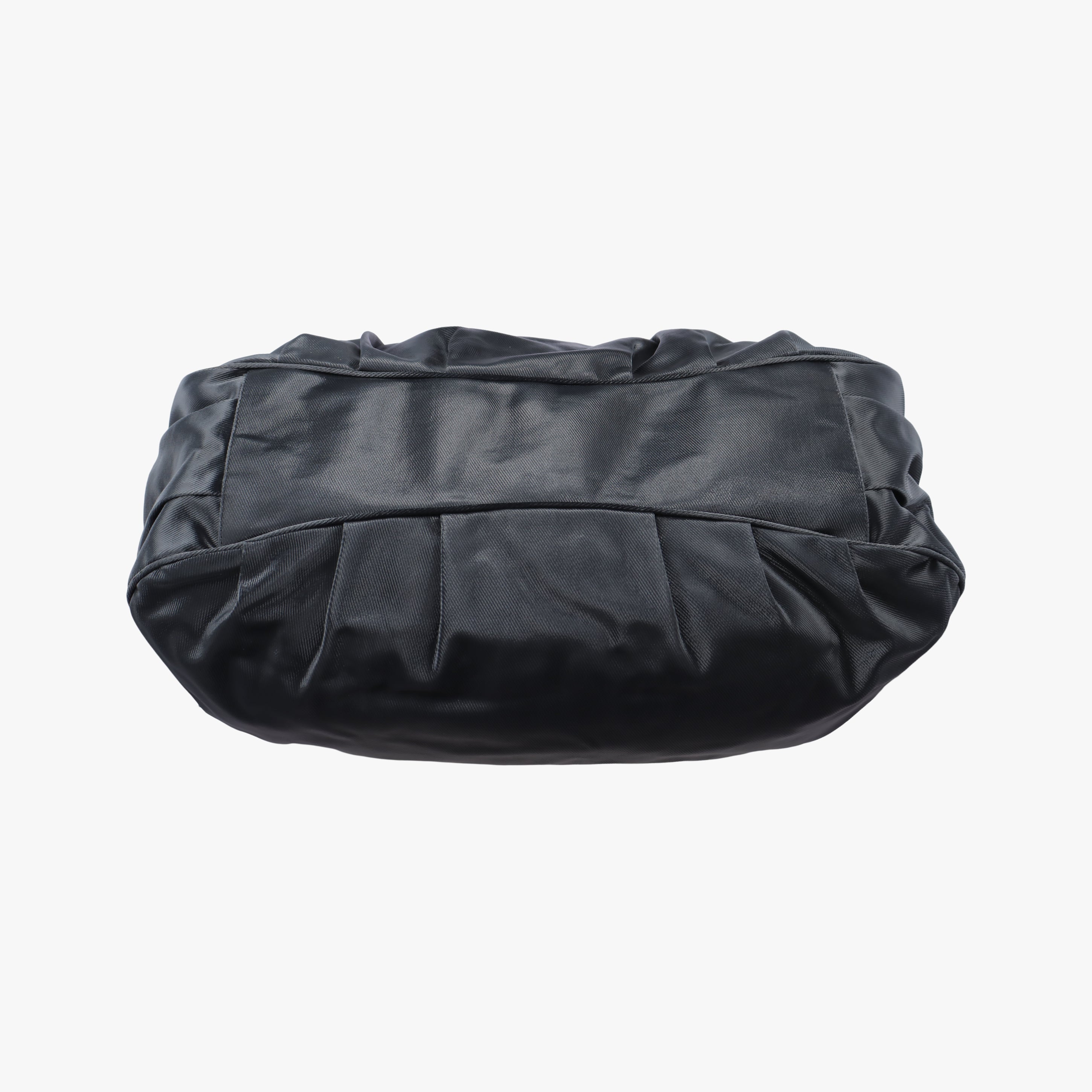 Pre-owned Fendi Mia Black Canvas 8BR616 shoulderbag | stylenewstar