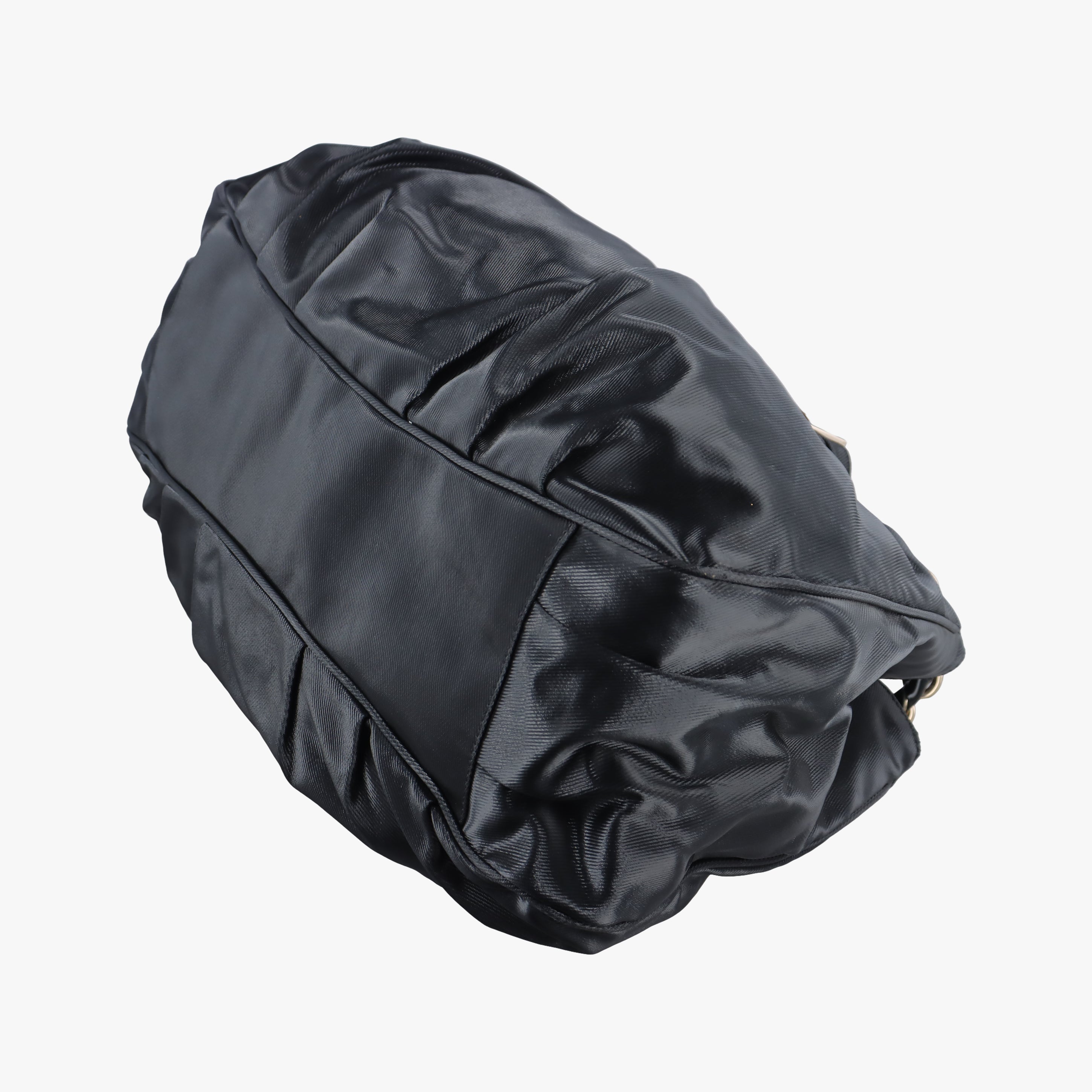 Pre-owned Fendi Mia Black Canvas 8BR616 shoulderbag | stylenewstar