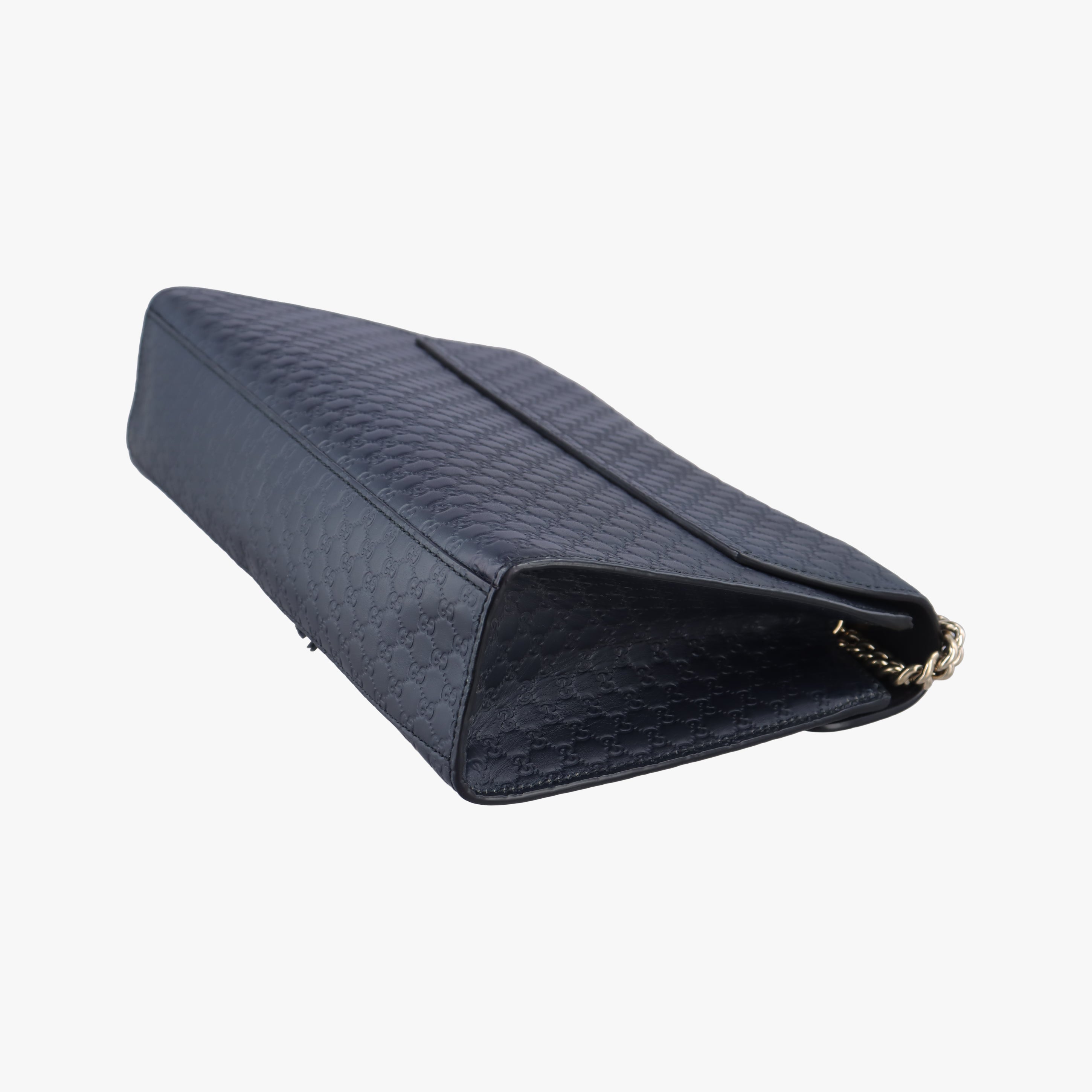 Pre-owned Gucci Emily Black Leather 449635 shoulderbag | stylenewstar