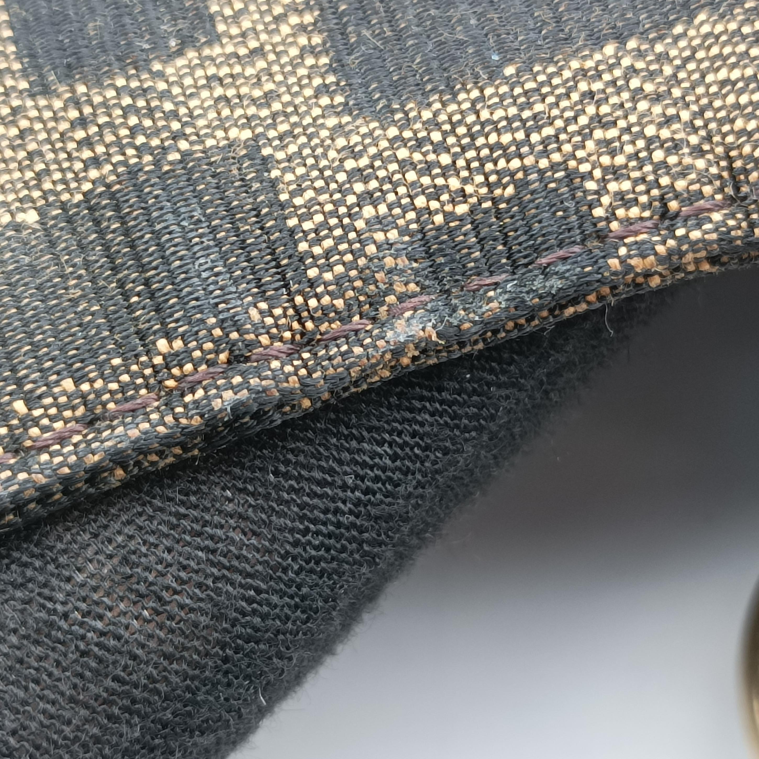 Pre-owned Fendi Mia Flap Brown Jacquard 8BT163 shoulderbag | stylenewstar