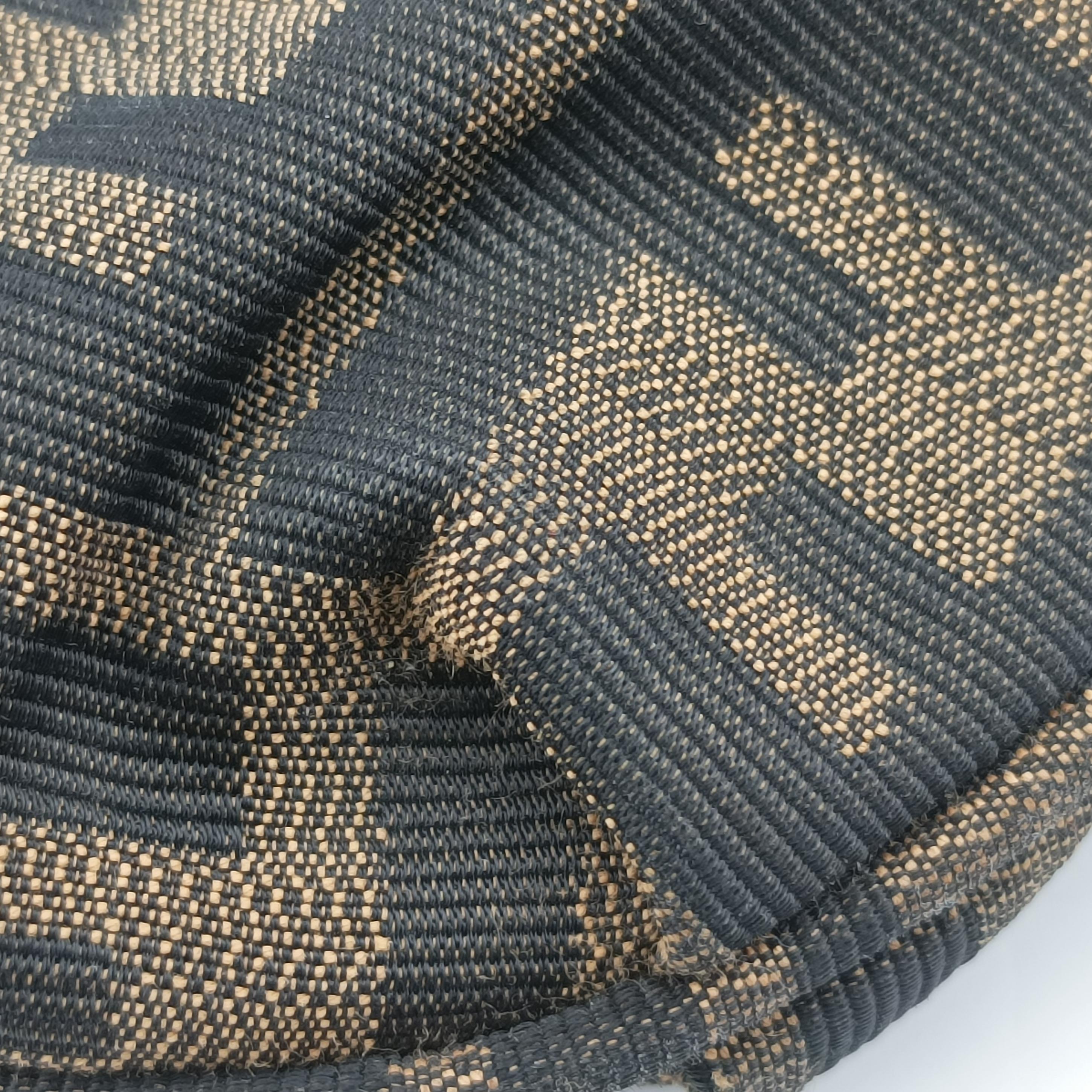 Pre-owned Fendi Mia Flap Brown Jacquard 8BT163 shoulderbag | stylenewstar