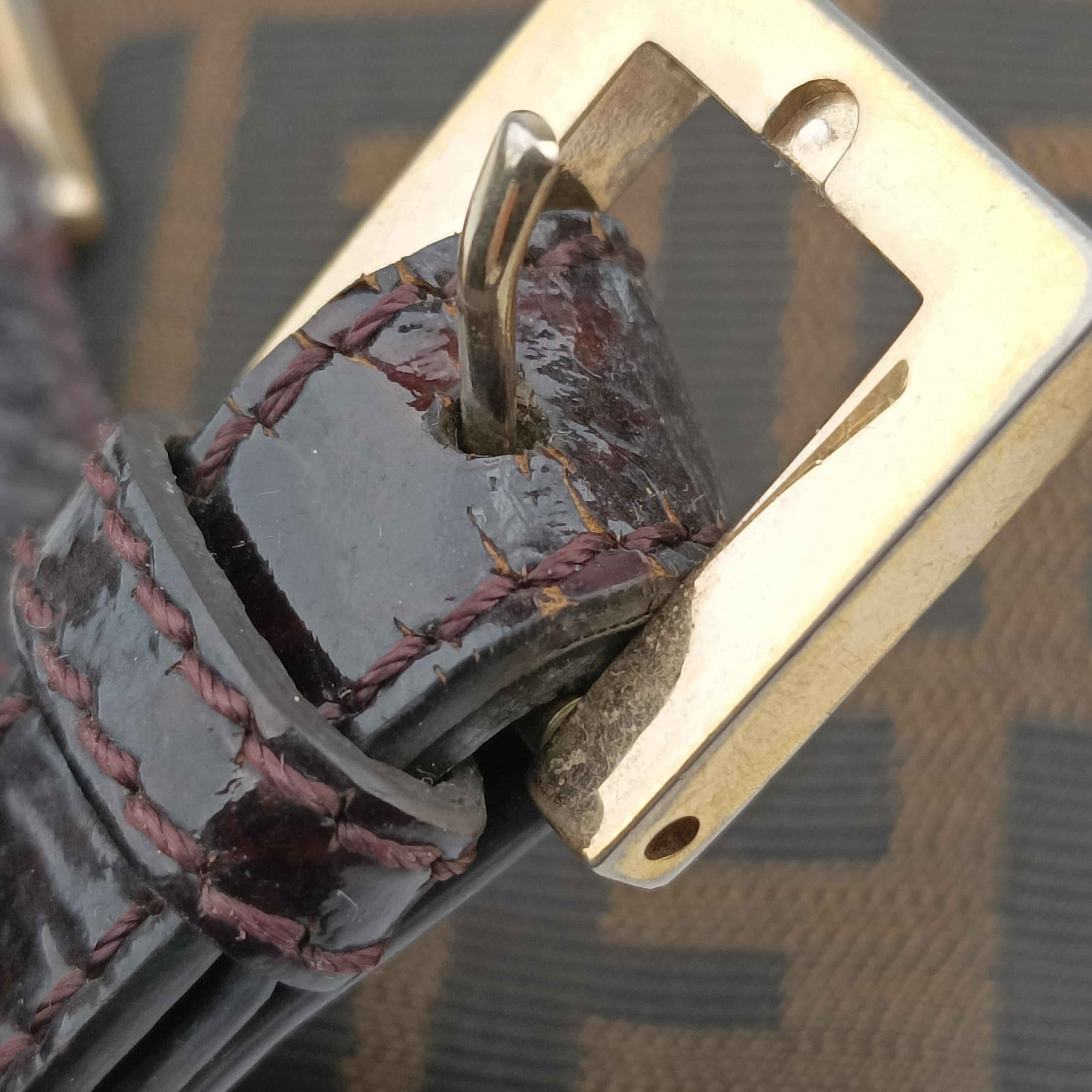 Pre-owned Fendi Mia Flap Brown Jacquard 8BT163 shoulderbag | stylenewstar