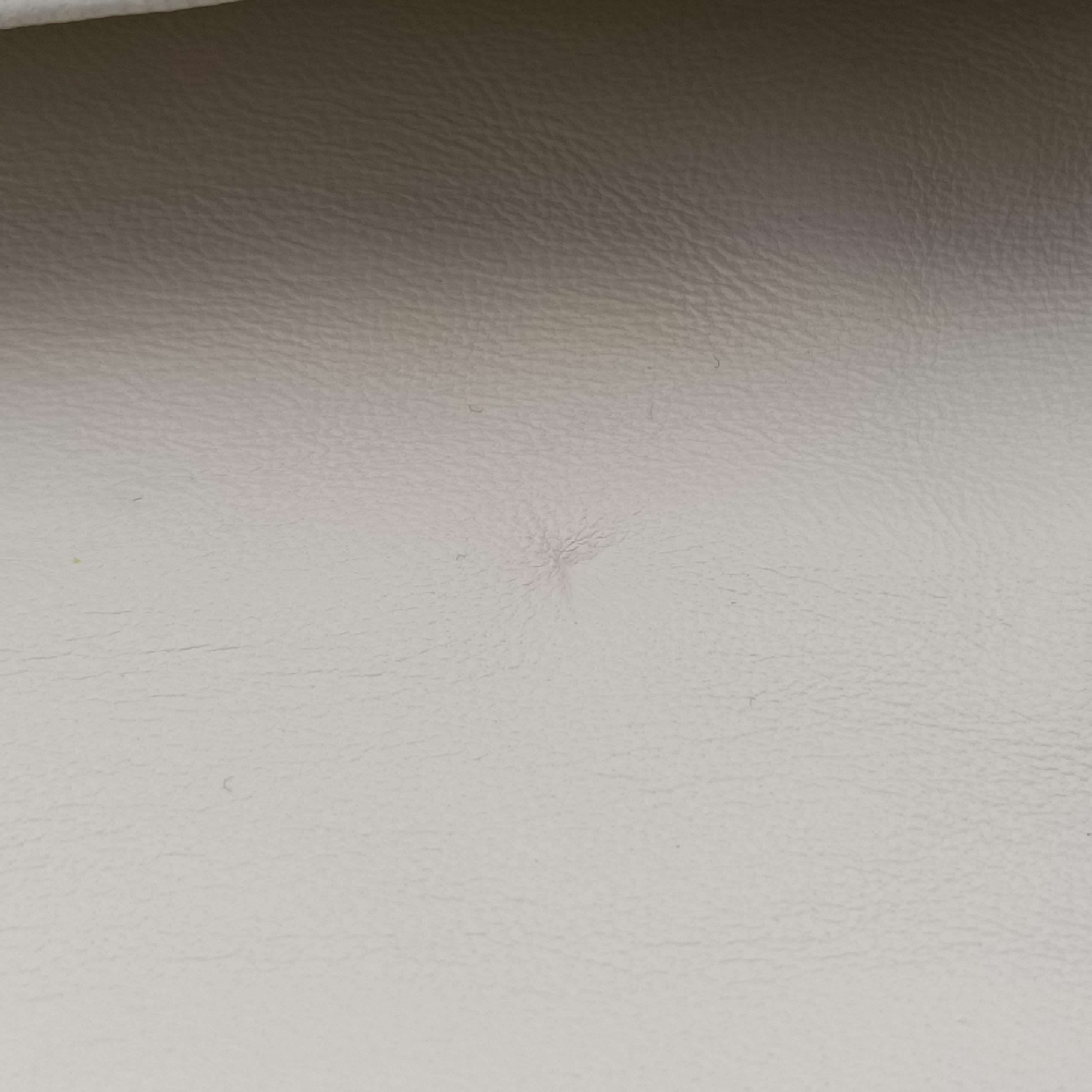 Pre-owned Fendi BAGUETTE White Leather 8BK060 shoulderbag | stylenewstar