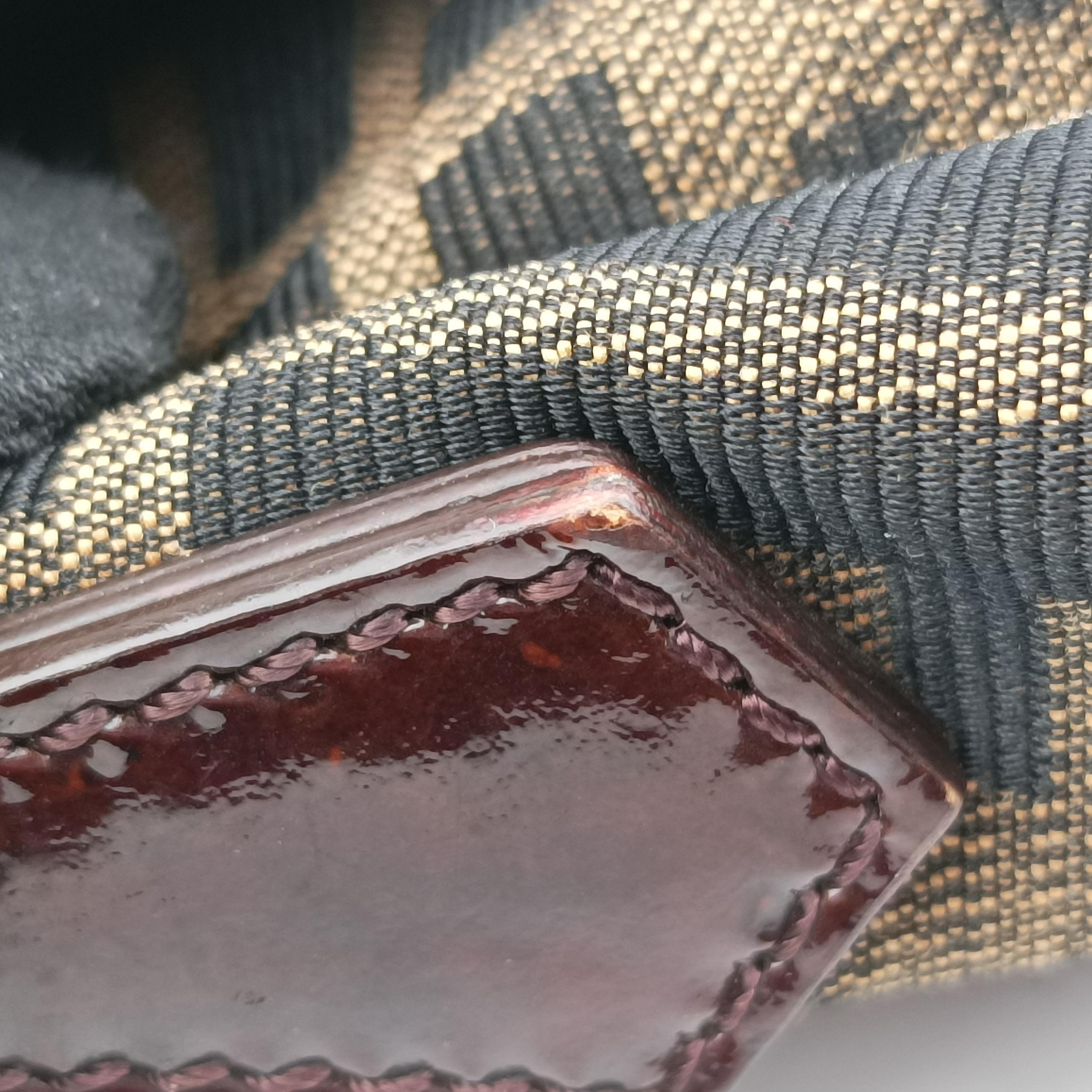 Vintage Fendi Mia Flap Brown Jacquard 8BR614 shoulderbag | stylenewstar