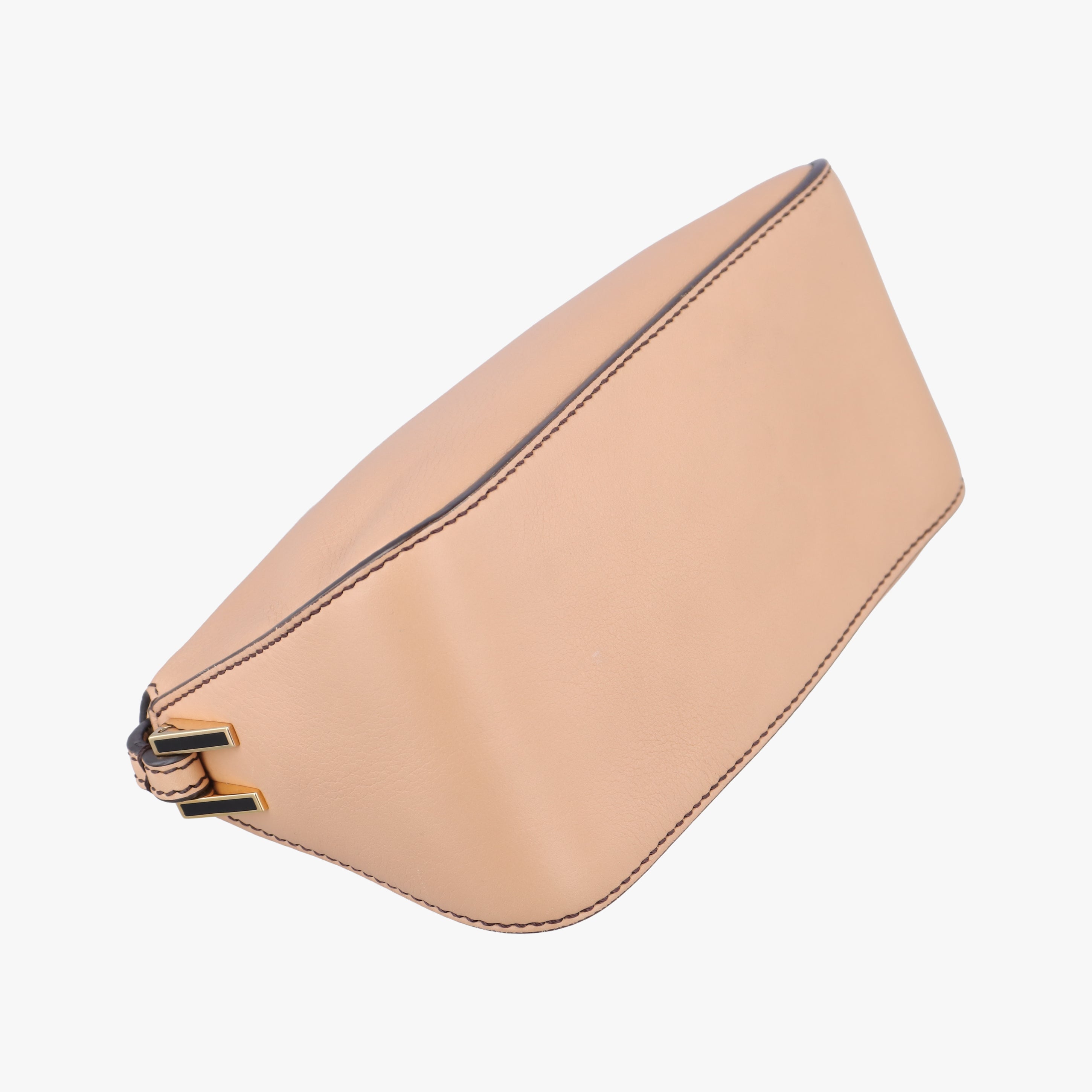 Pre-owned Fendi Baguette Beige Leather 8BR180 shoulderbag | stylenewstar