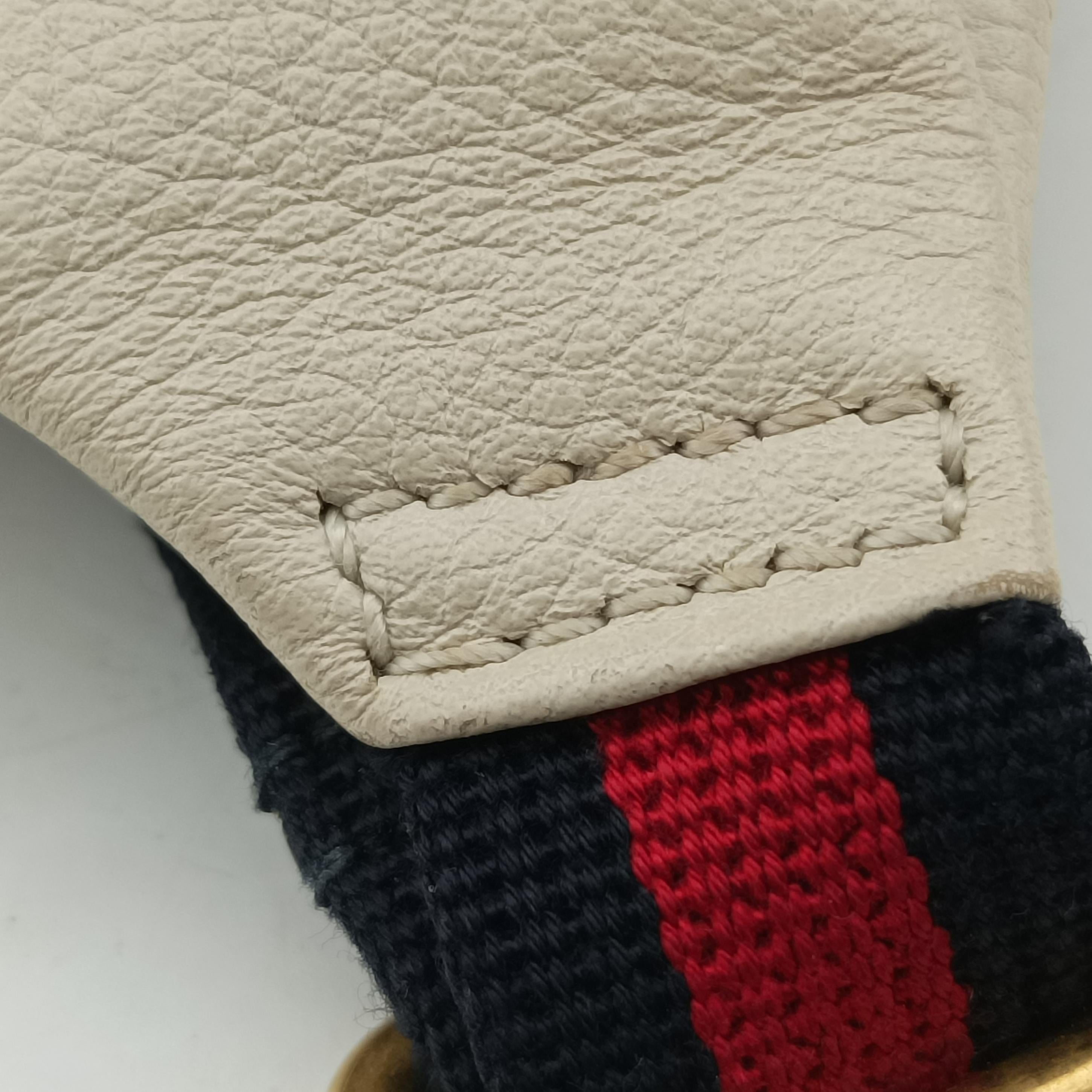 Vintage Gucci Gucci print White Leather 527792 bum bag/waist bag | stylenewstar