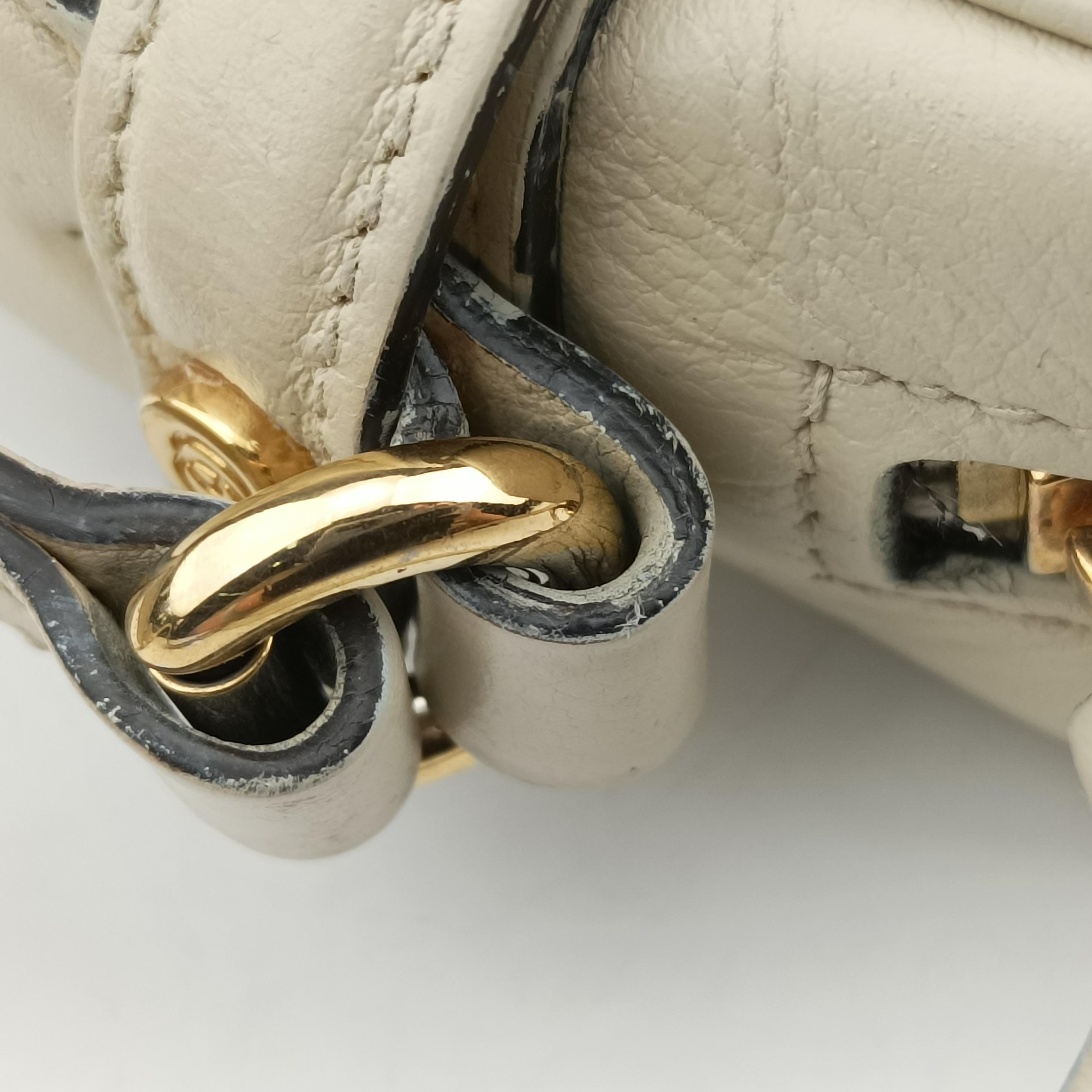 Vintage Gucci GG Star White Leather 675776 shoulderbag | stylenewstar