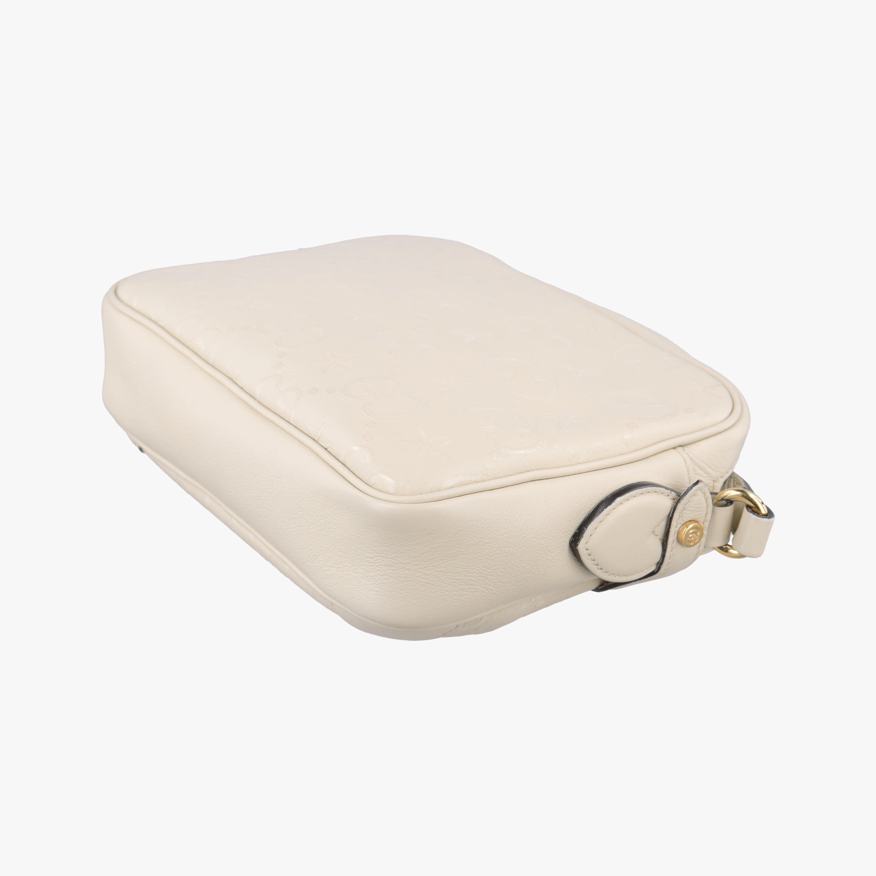 Vintage Gucci GG Star White Leather 675776 shoulderbag | stylenewstar