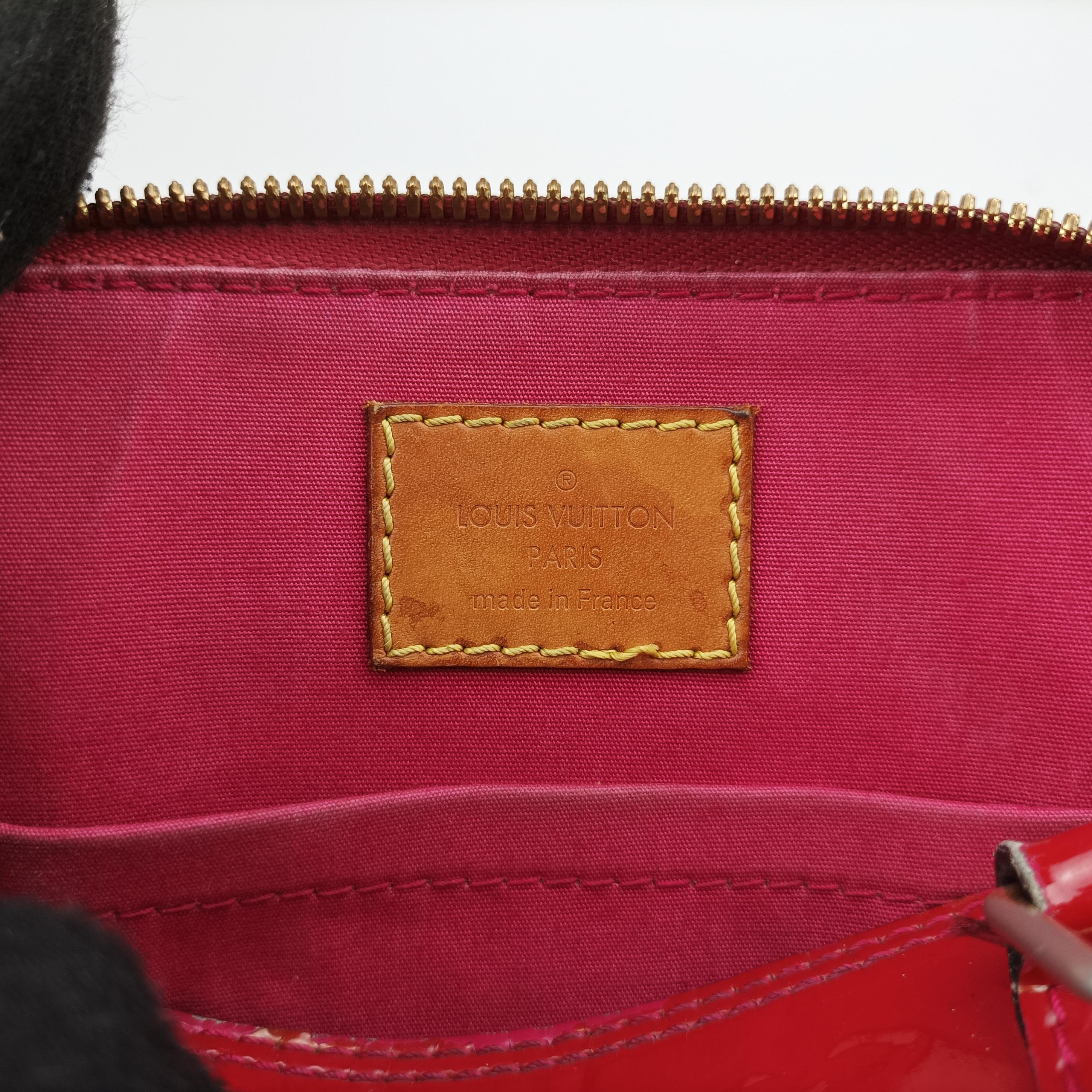 Pre-owned Louis Vuitton Alma BB pomme d'amour Vernis M91606 shoulderbag | stylenewstar