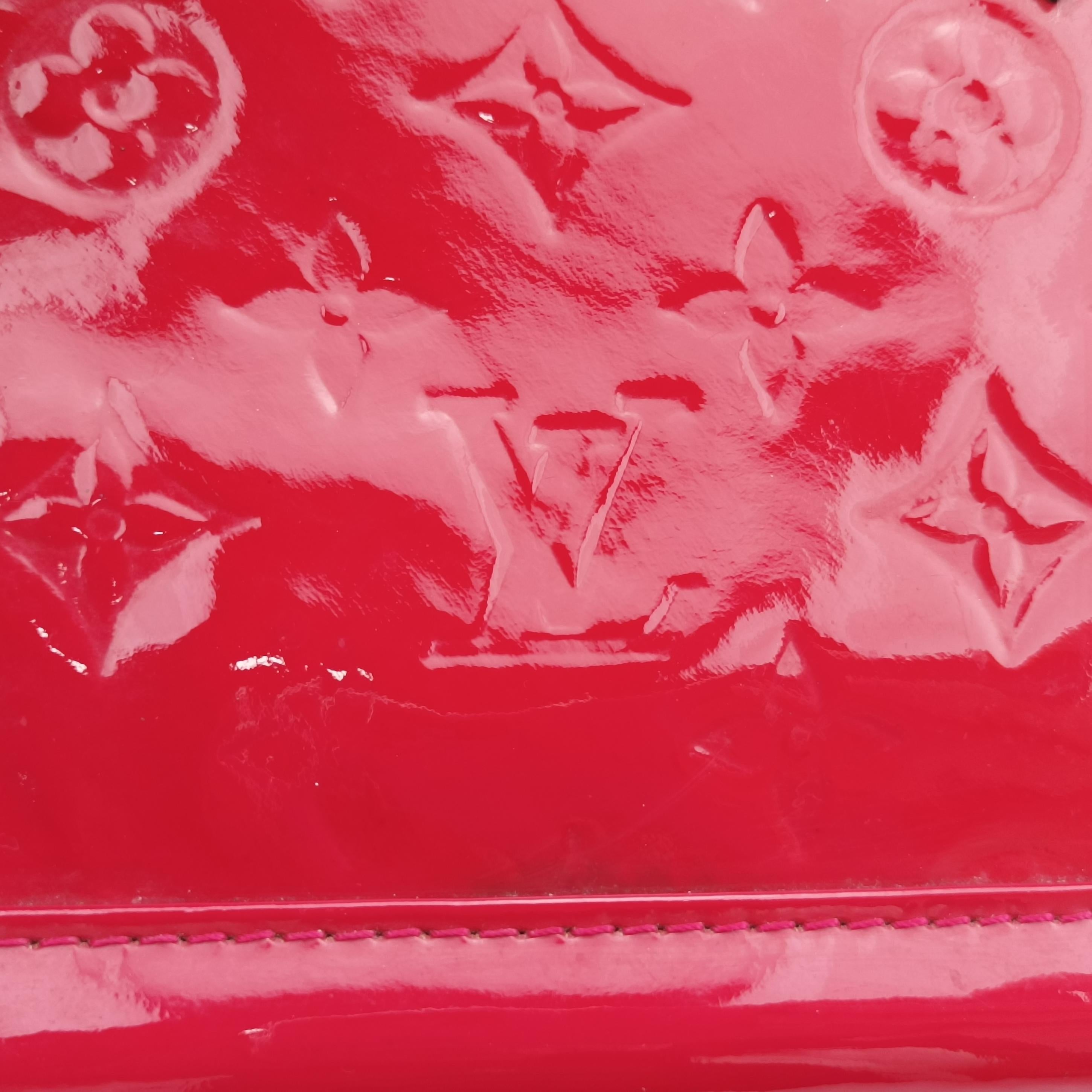 Pre-owned Louis Vuitton Alma BB pomme d'amour Vernis M91606 shoulderbag | stylenewstar