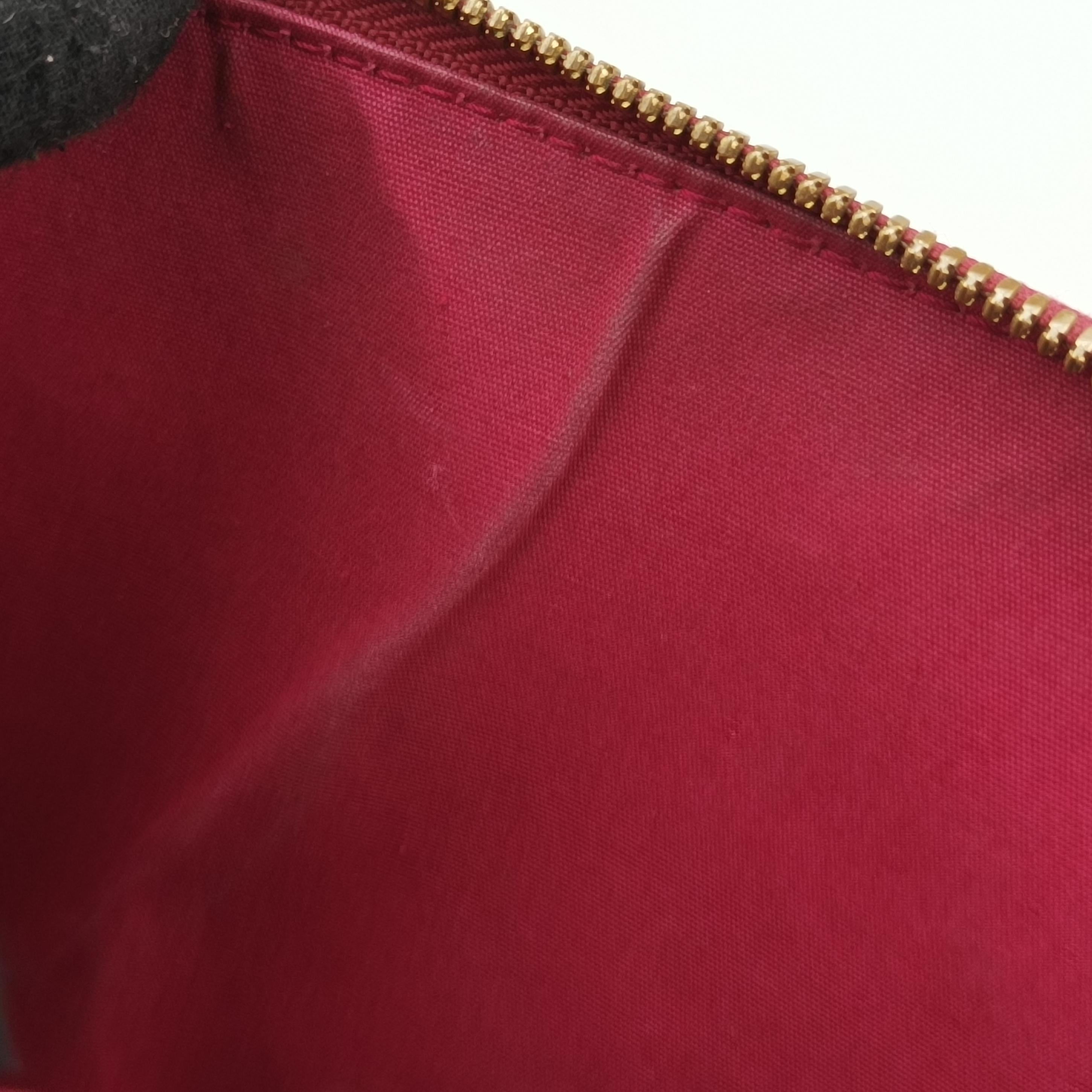 Pre-owned Louis Vuitton Alma BB pomme d'amour Vernis M91606 shoulderbag | stylenewstar