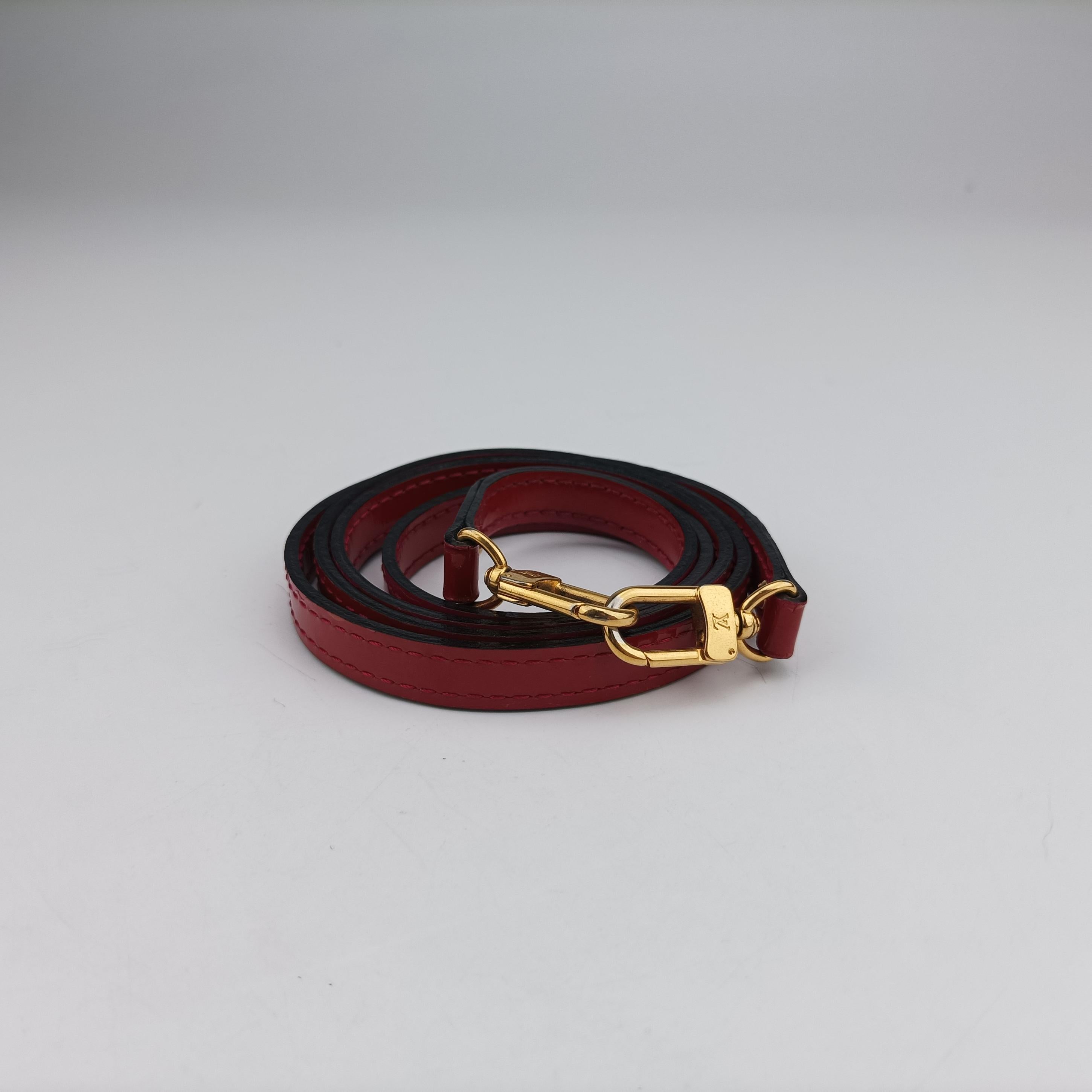 Pre-owned Louis Vuitton Alma BB pomme d'amour Vernis M91606 shoulderbag | stylenewstar