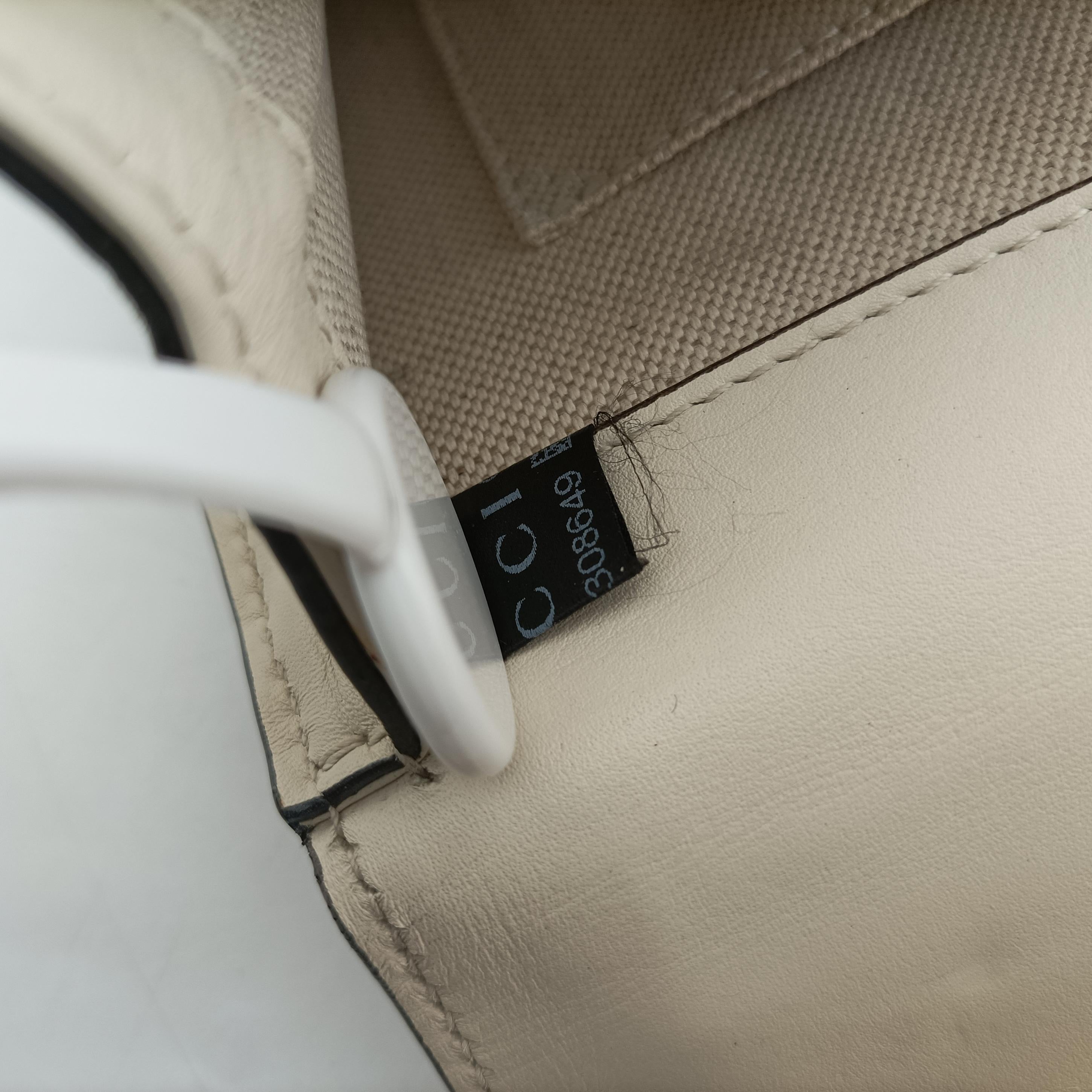 Pre-owned Gucci Dionysus White x navy x red Leather 448075 shoulderbag | stylenewstar