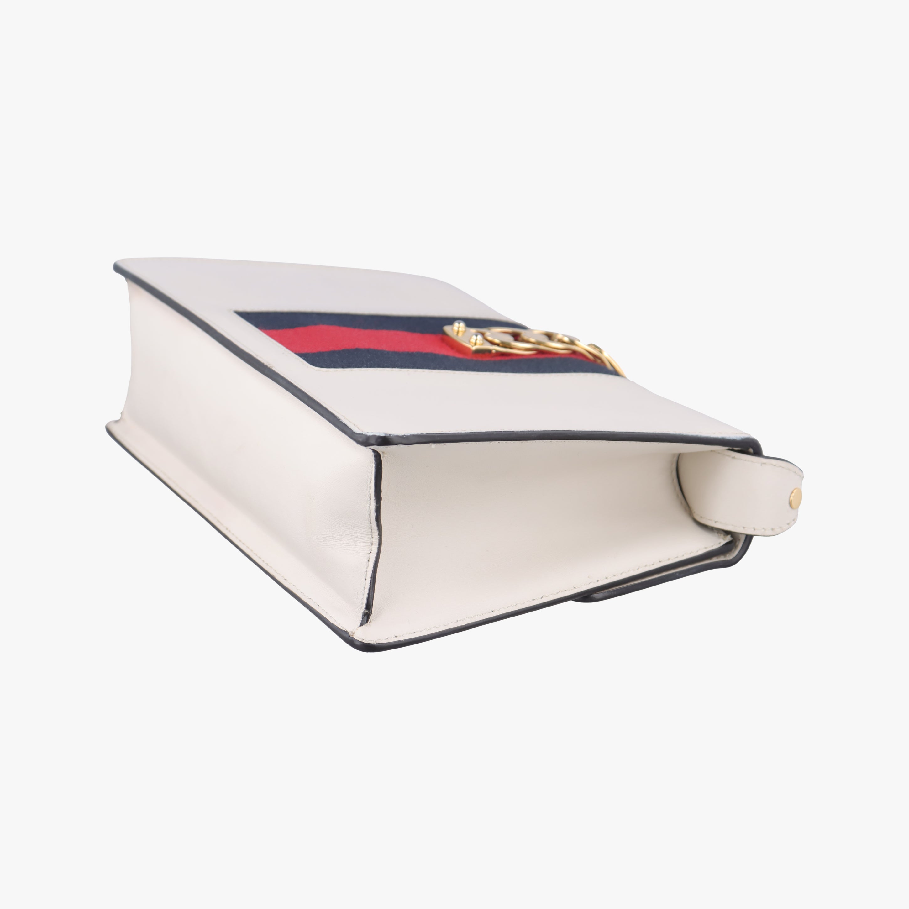 Pre-owned Gucci Sylvie White Leather 421882 shoulderbag | stylenewstar