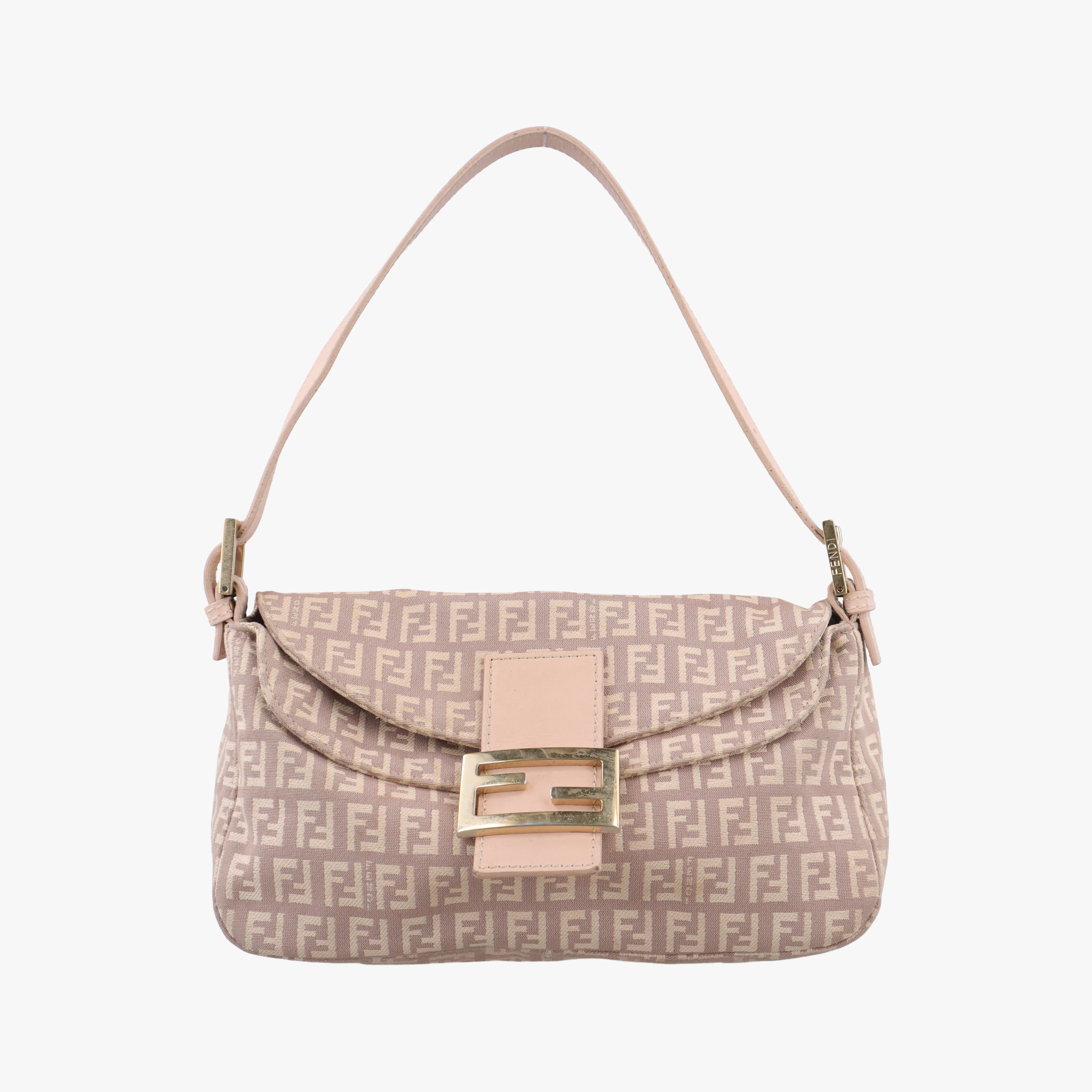 Pre-owned Fendi Zucchino Baguette Multicolour canvas 22418B shoulderbag | stylenewstar