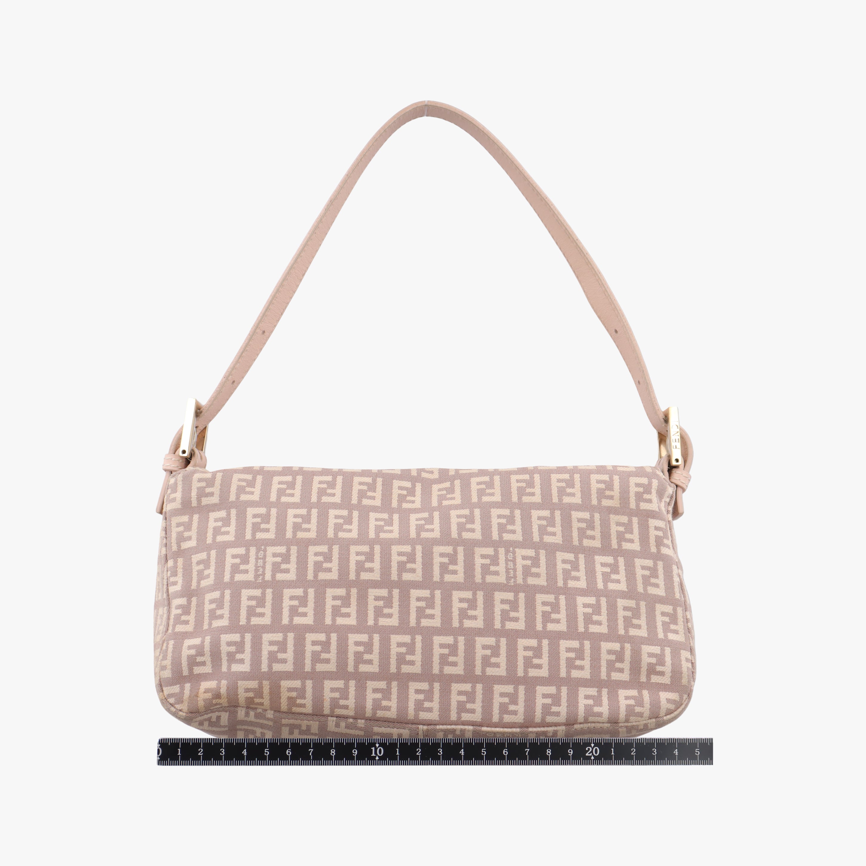 Pre-owned Fendi Zucchino Baguette Multicolour canvas 22418B shoulderbag | stylenewstar