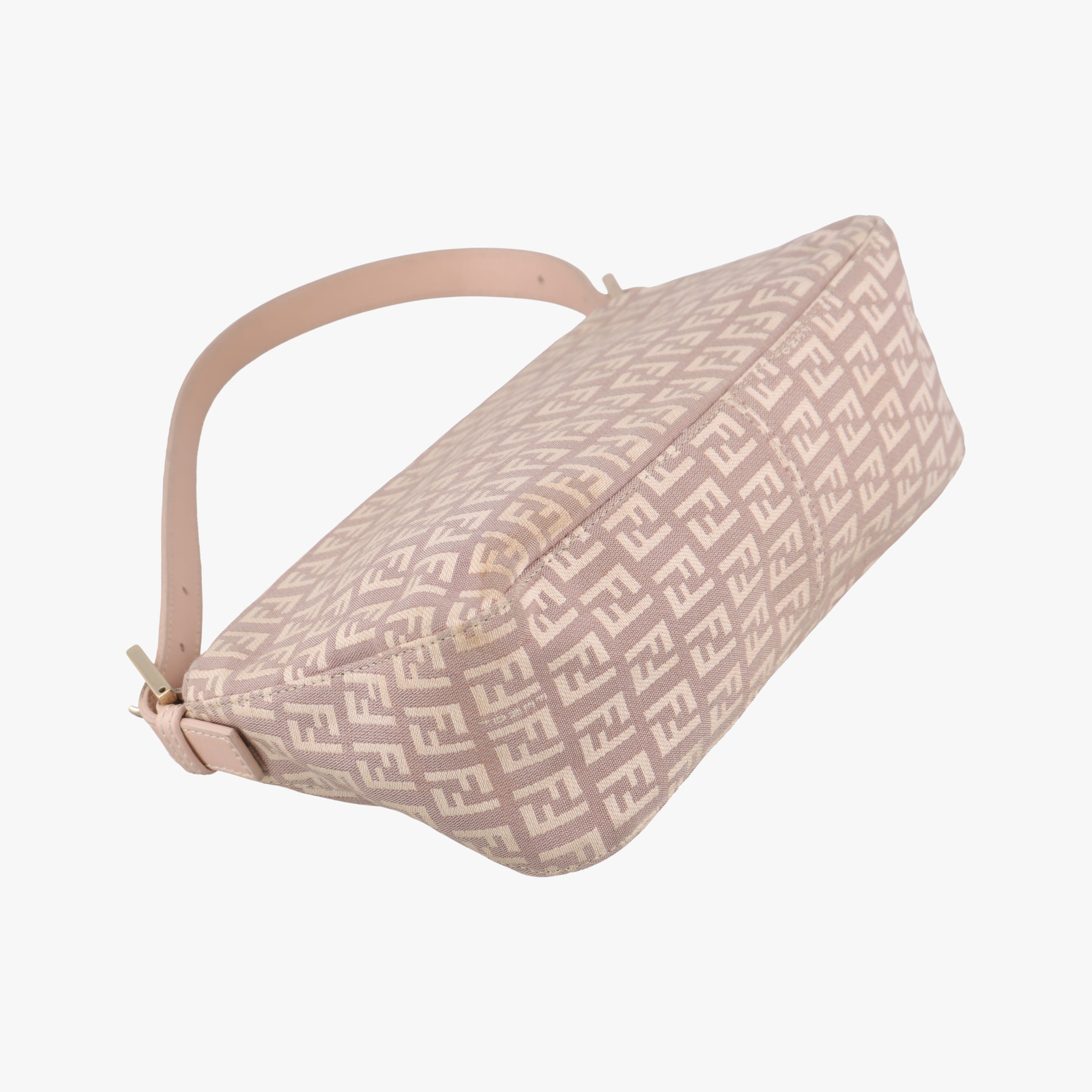 Pre-owned Fendi Zucchino Baguette Multicolour canvas 22418B shoulderbag | stylenewstar