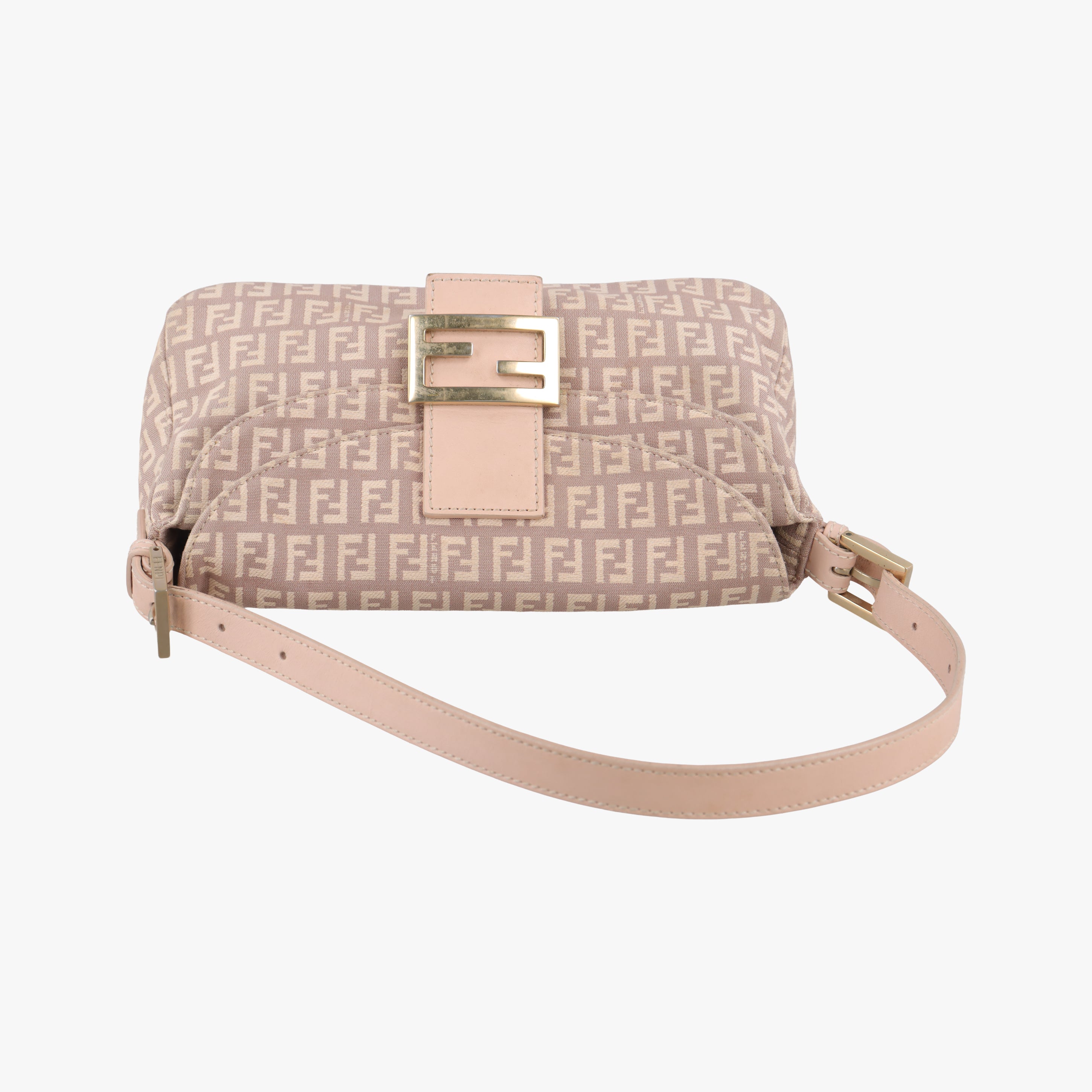 Pre-owned Fendi Zucchino Baguette Multicolour canvas 22418B shoulderbag | stylenewstar