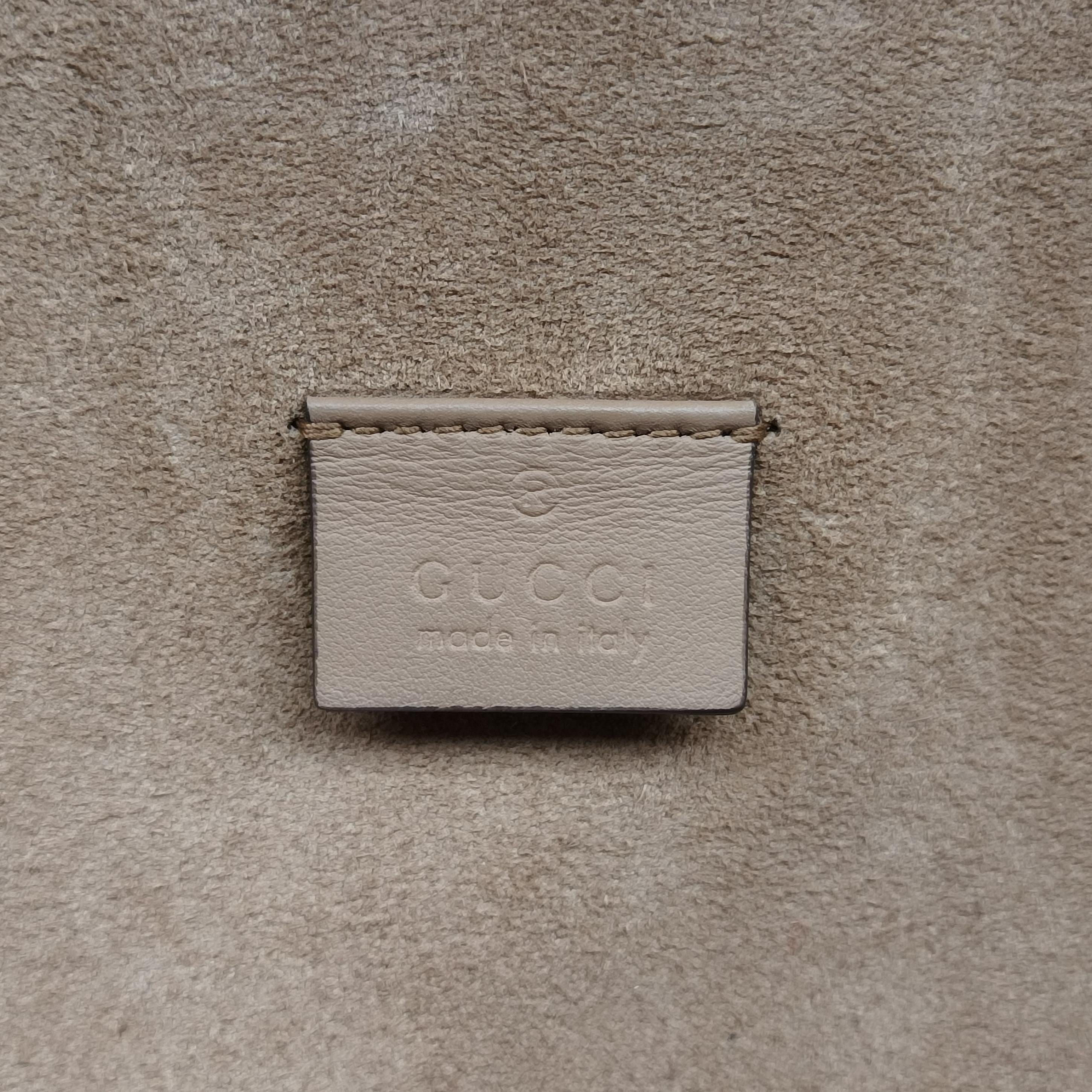 Pre-owned Gucci Dionysus Brown PVC coated canvas 400249 shoulderbag | stylenewstar