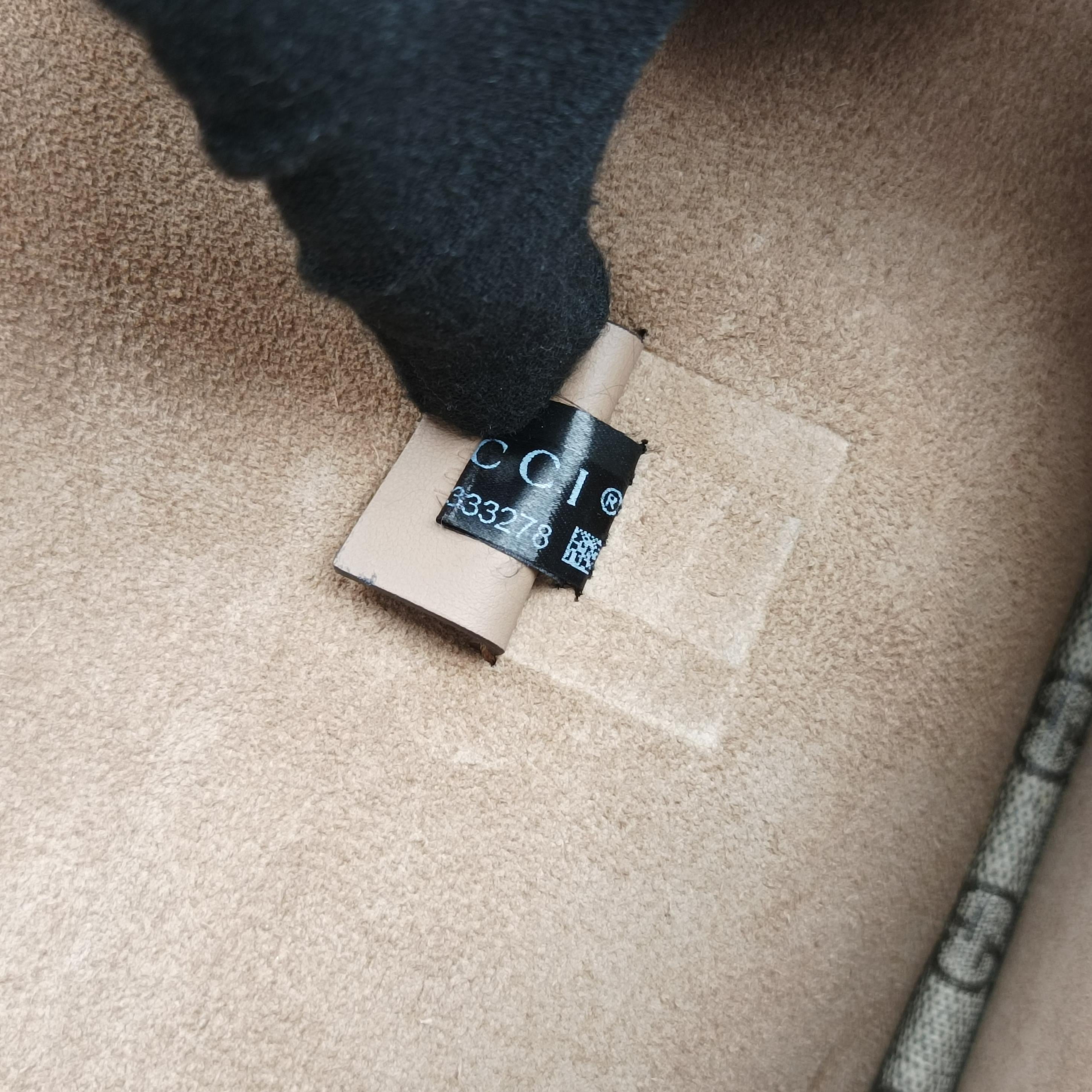 Pre-owned Gucci Dionysus Brown PVC coated canvas 400249 shoulderbag | stylenewstar