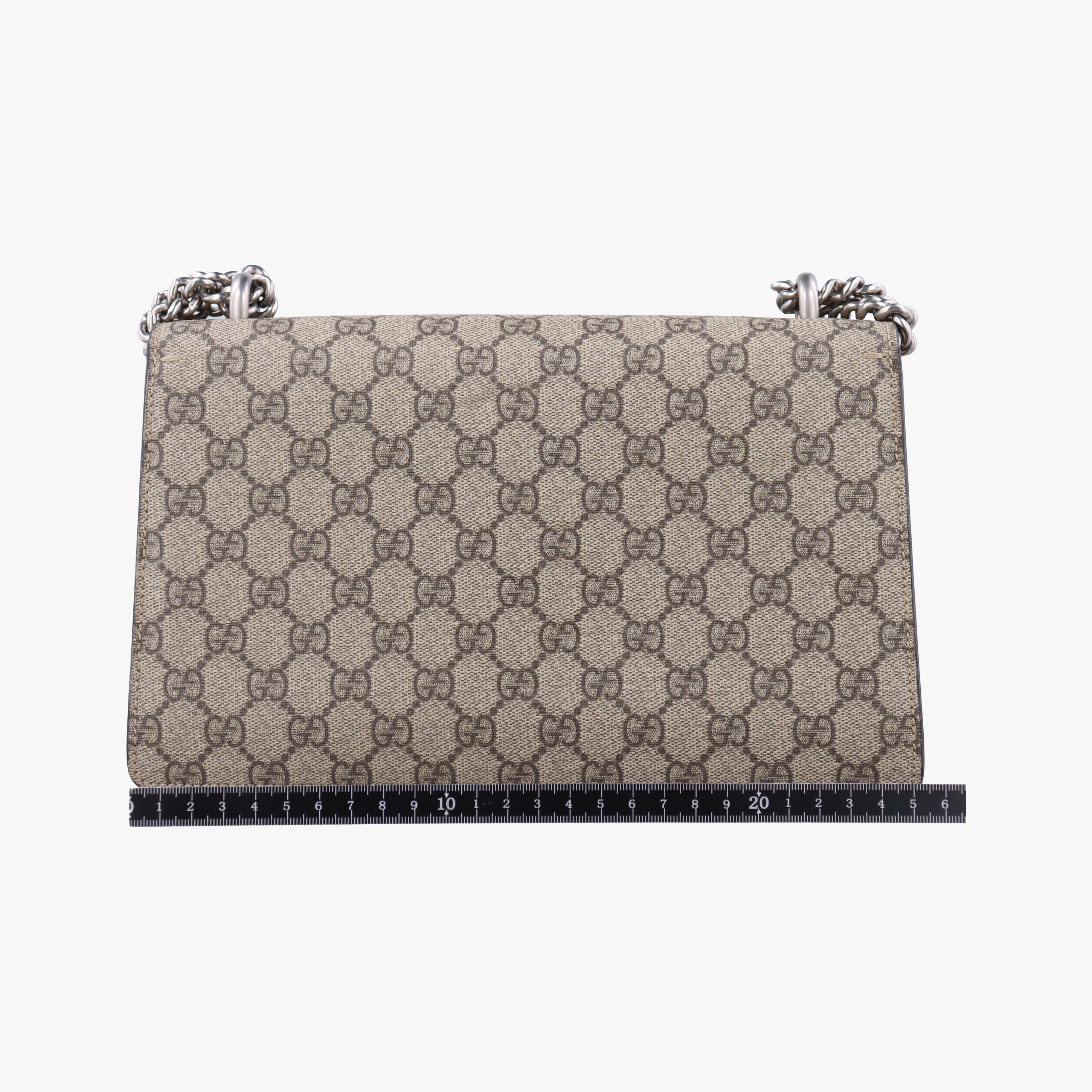 Pre-owned Gucci Dionysus Brown PVC coated canvas 400249 shoulderbag | stylenewstar