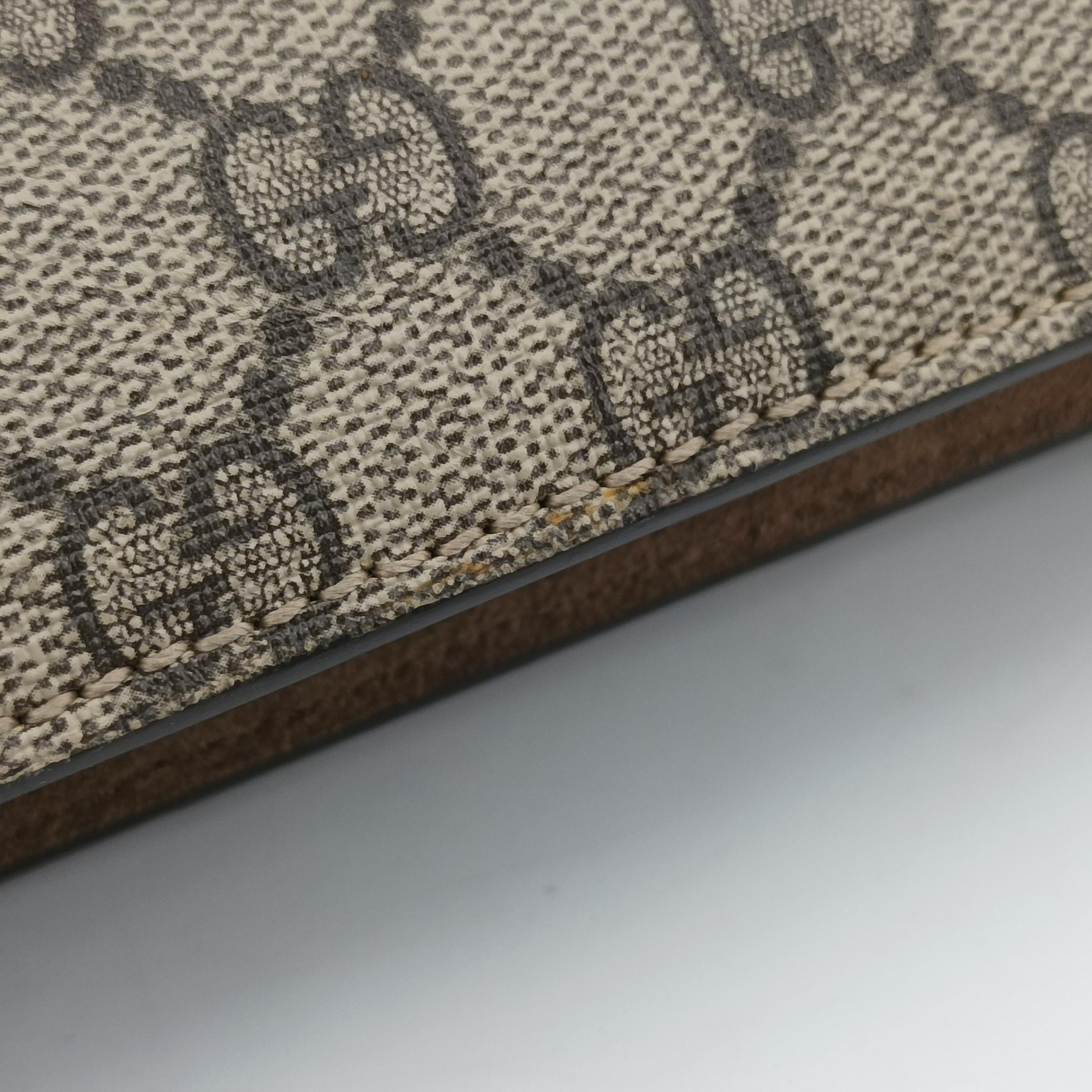 Pre-owned Gucci Dionysus Brown PVC coated canvas 400249 shoulderbag | stylenewstar