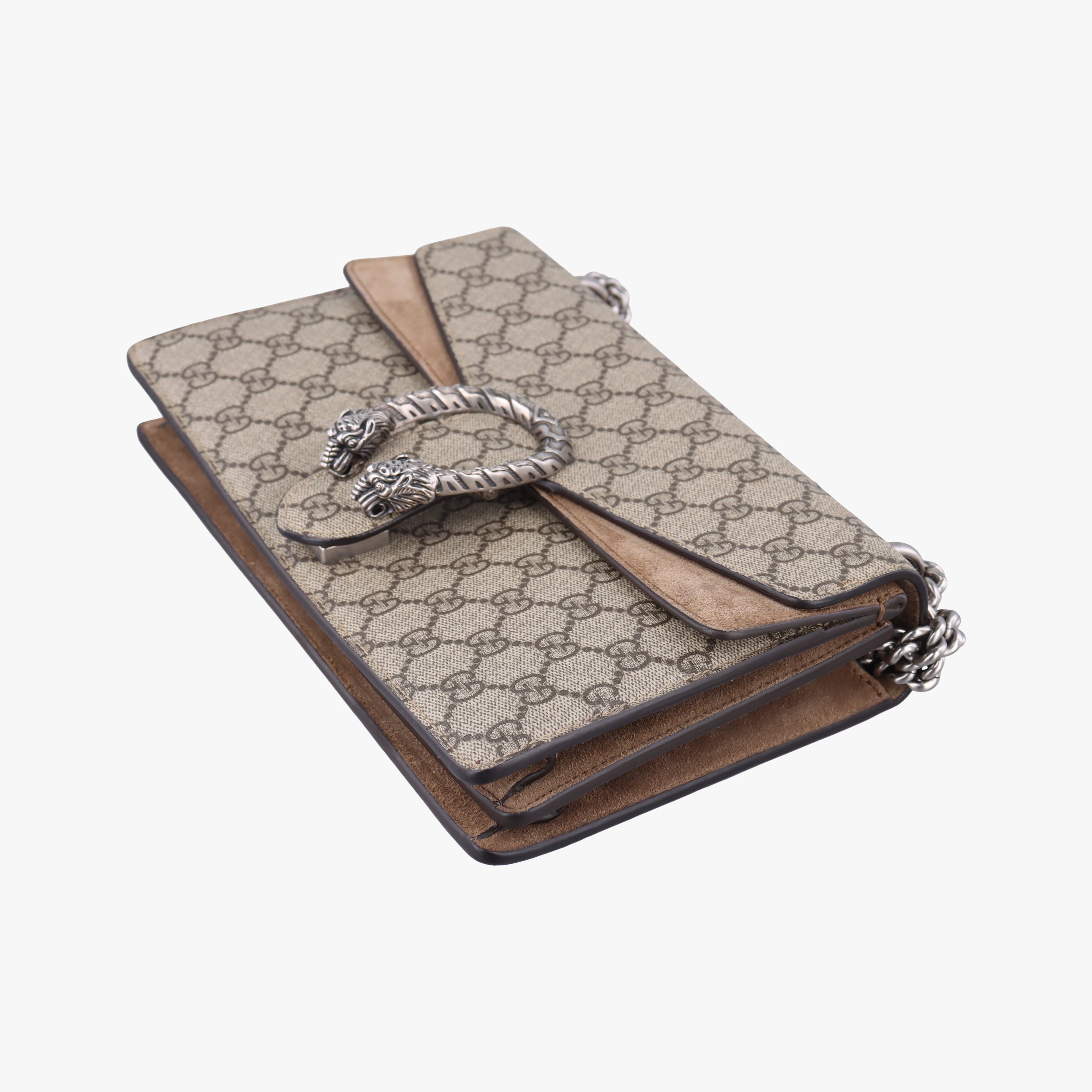 Pre-owned Gucci Dionysus Brown PVC coated canvas 400249 shoulderbag | stylenewstar