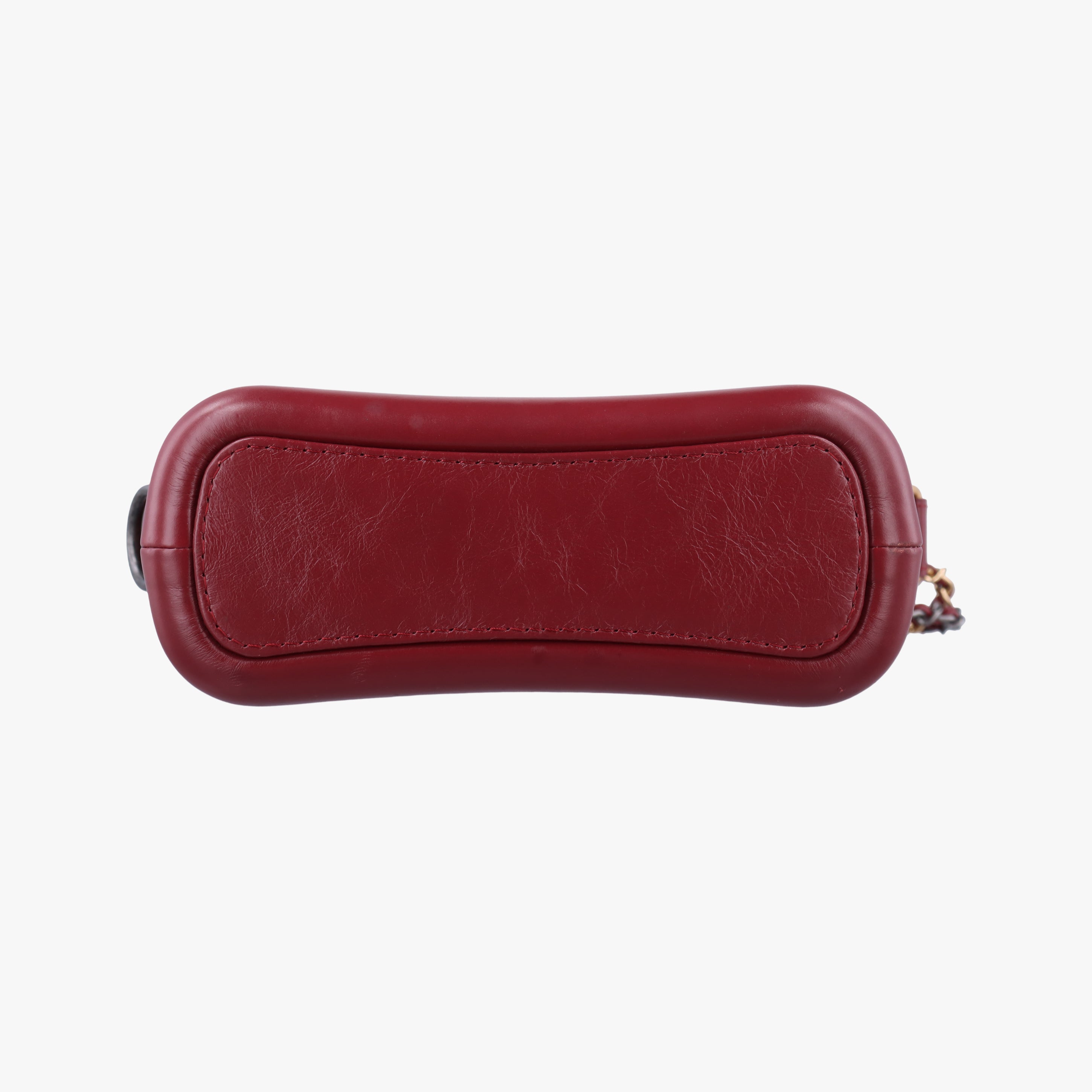 Pre-owned Chanel GABRIELLE print Red×black Fabric ×leather A91810 shoulderbag | stylenewstar