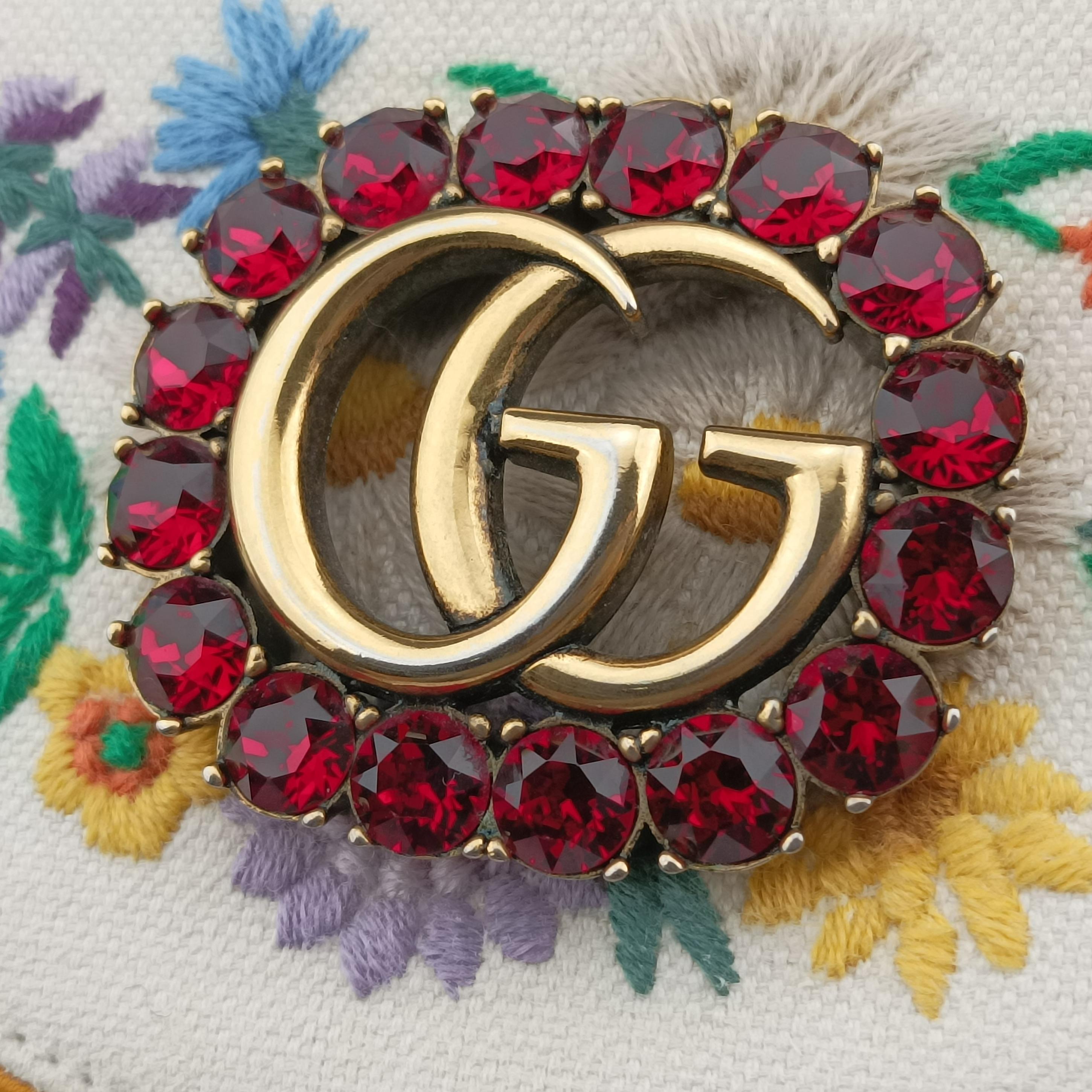 Pre-owned Gucci Cotton Linen Floral Cat White Canvas 499617 shoulderbag | stylenewstar