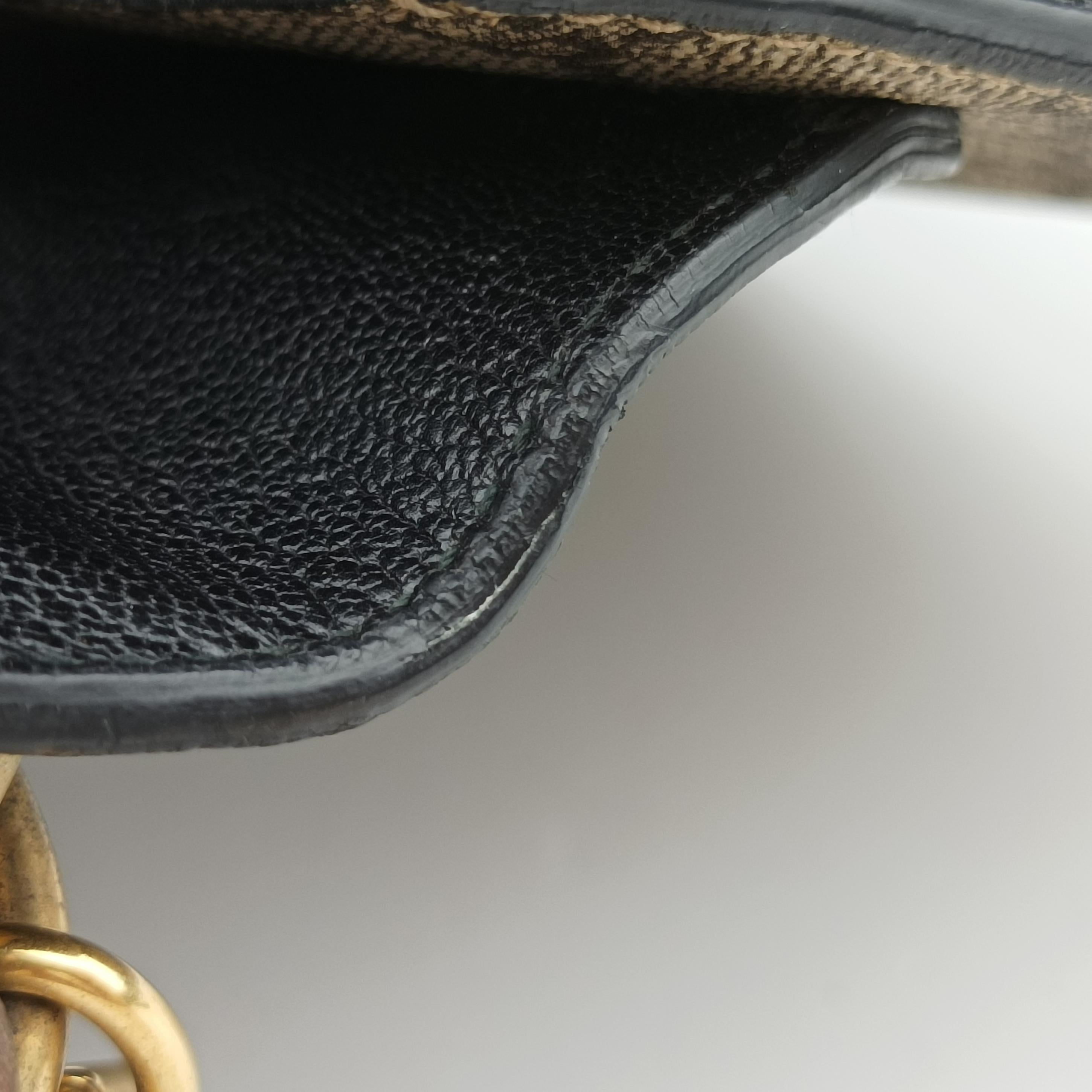 Vintage Gucci Mini Fox Brooch Bamboo Beige×Multicolour PVC coated canvas×Leather 466428 shoulderbag | stylenewstar