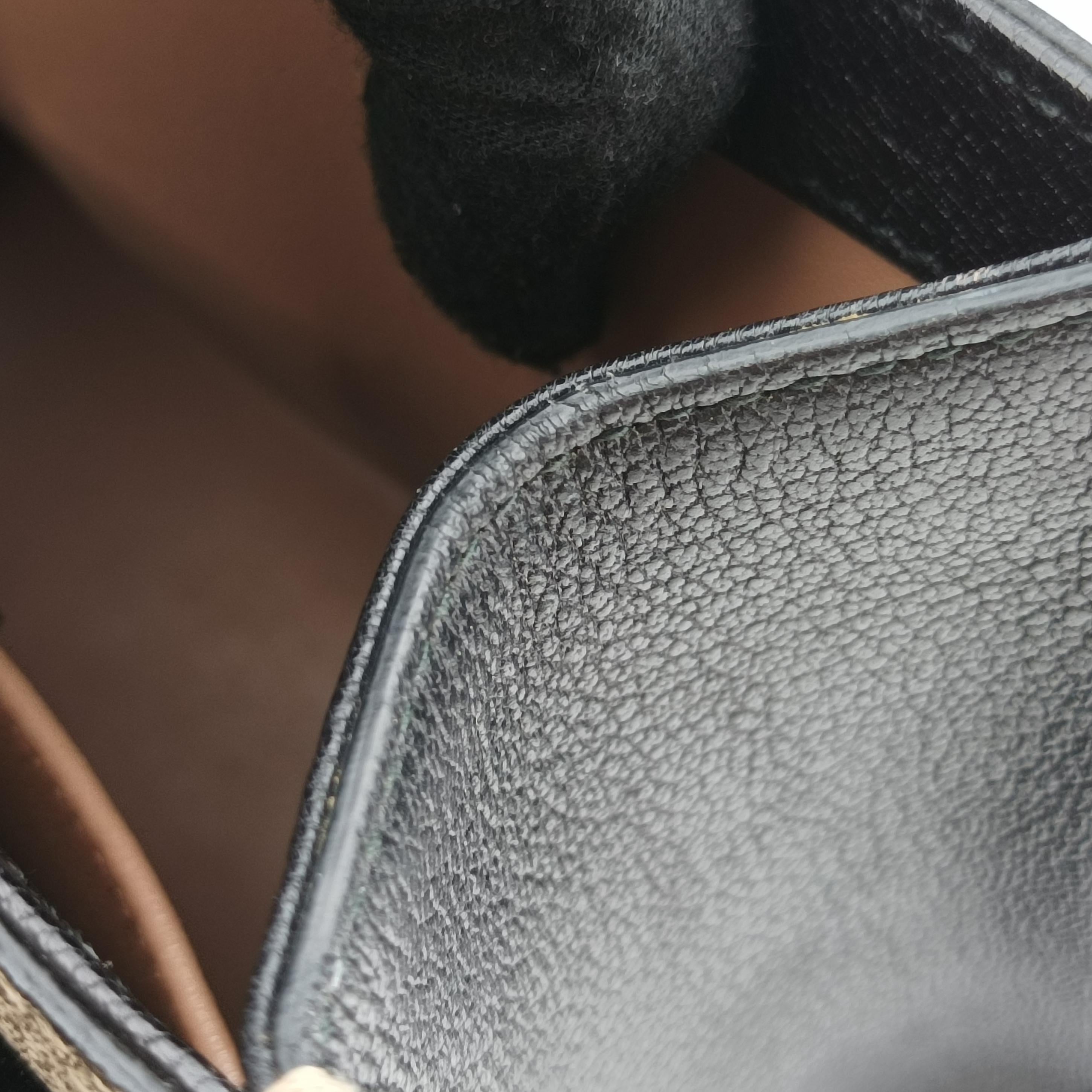 Vintage Gucci Mini Fox Brooch Bamboo Beige×Multicolour PVC coated canvas×Leather 466428 shoulderbag | stylenewstar