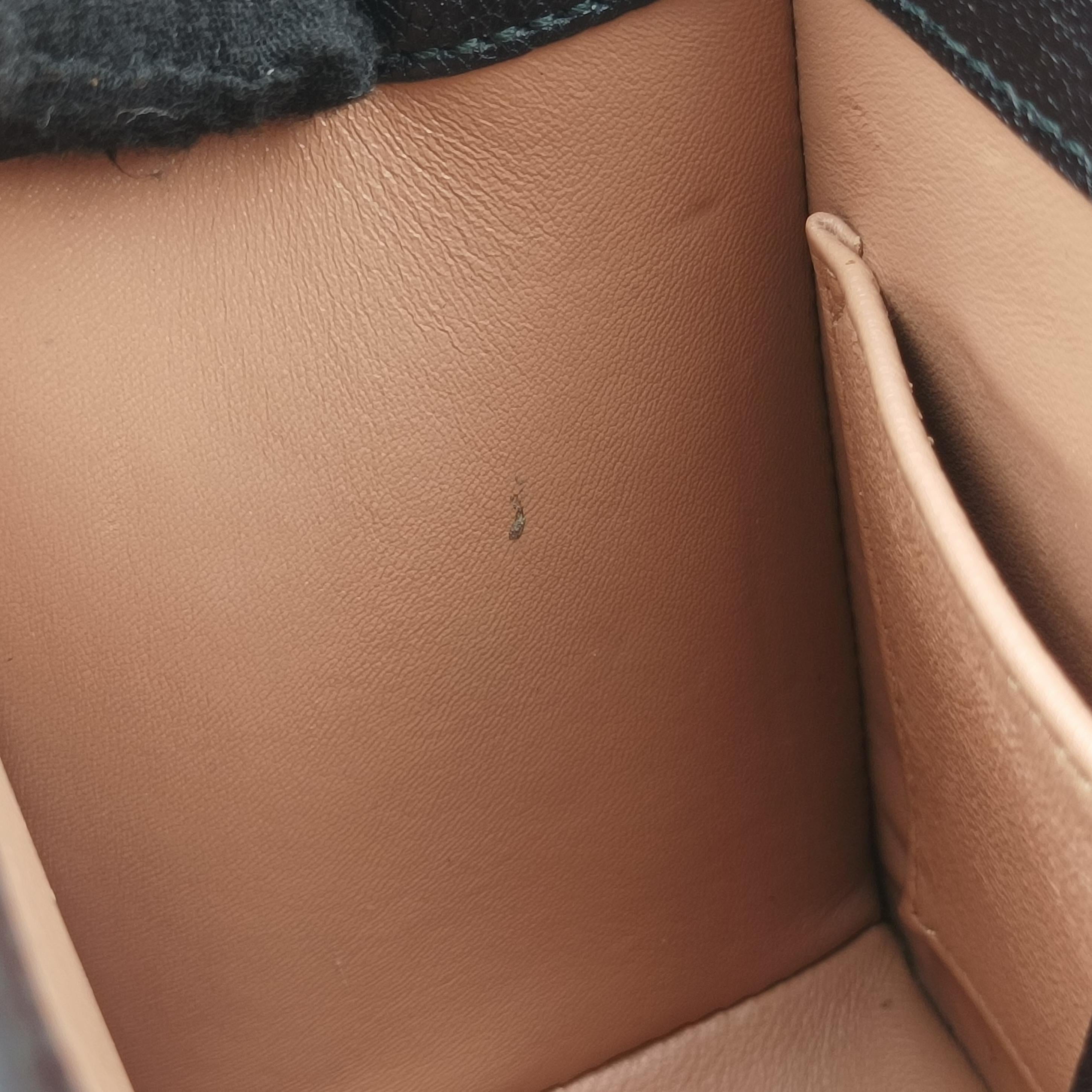 Vintage Gucci Mini Fox Brooch Bamboo Beige×Multicolour PVC coated canvas×Leather 466428 shoulderbag | stylenewstar