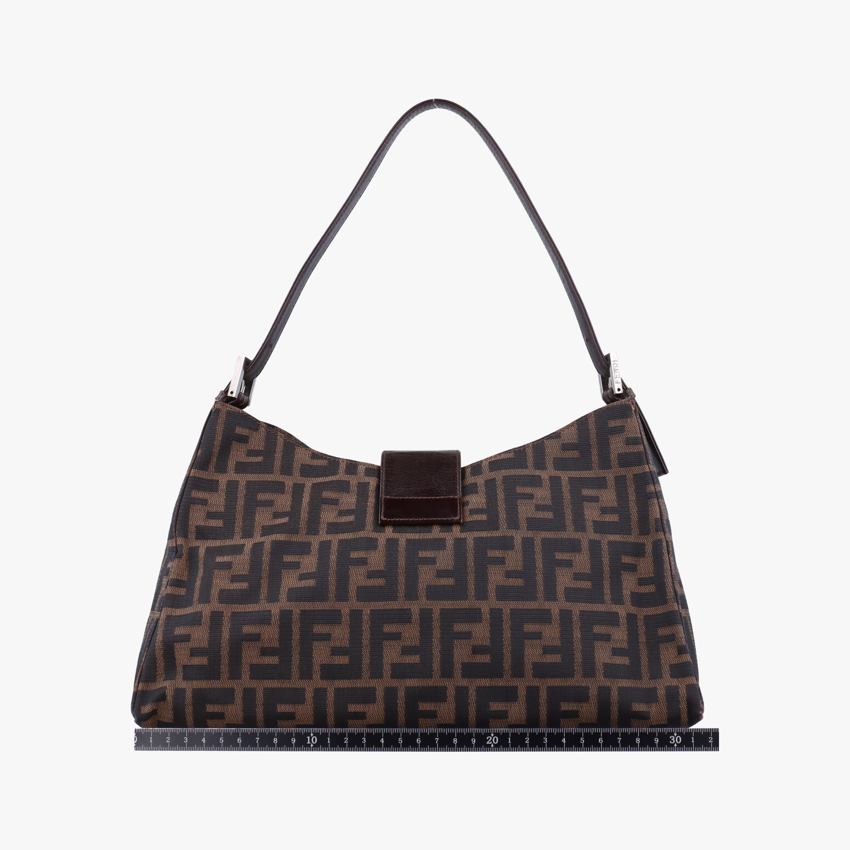 Pre-owned Fendi Baguette Brown canvas 091611 shoulderbag | stylenewstar