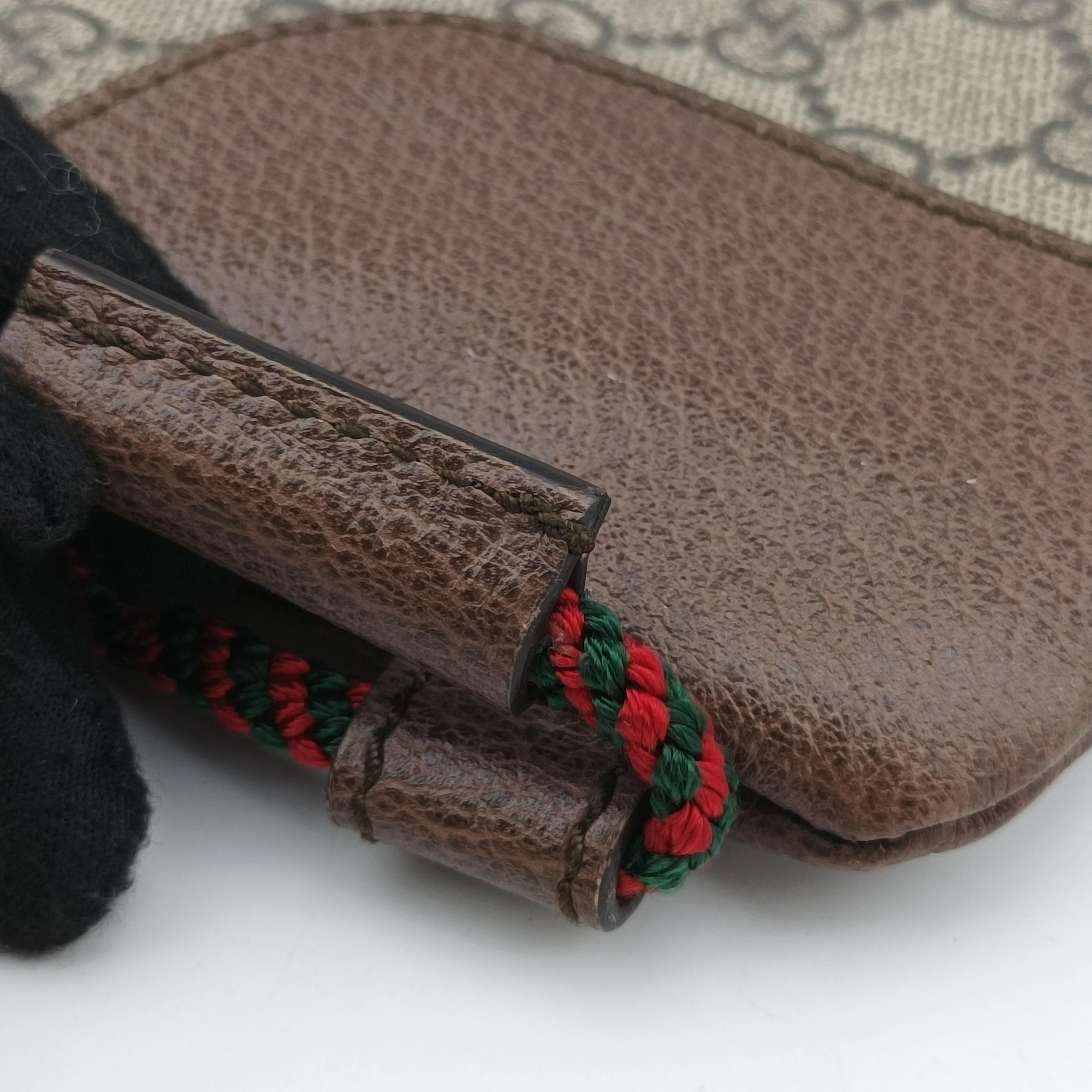 Secondhand Gucci GG Supreme drawstring beige×Multicolour PVC coated canvas 473872 backpack/rucksack | stylenewstar