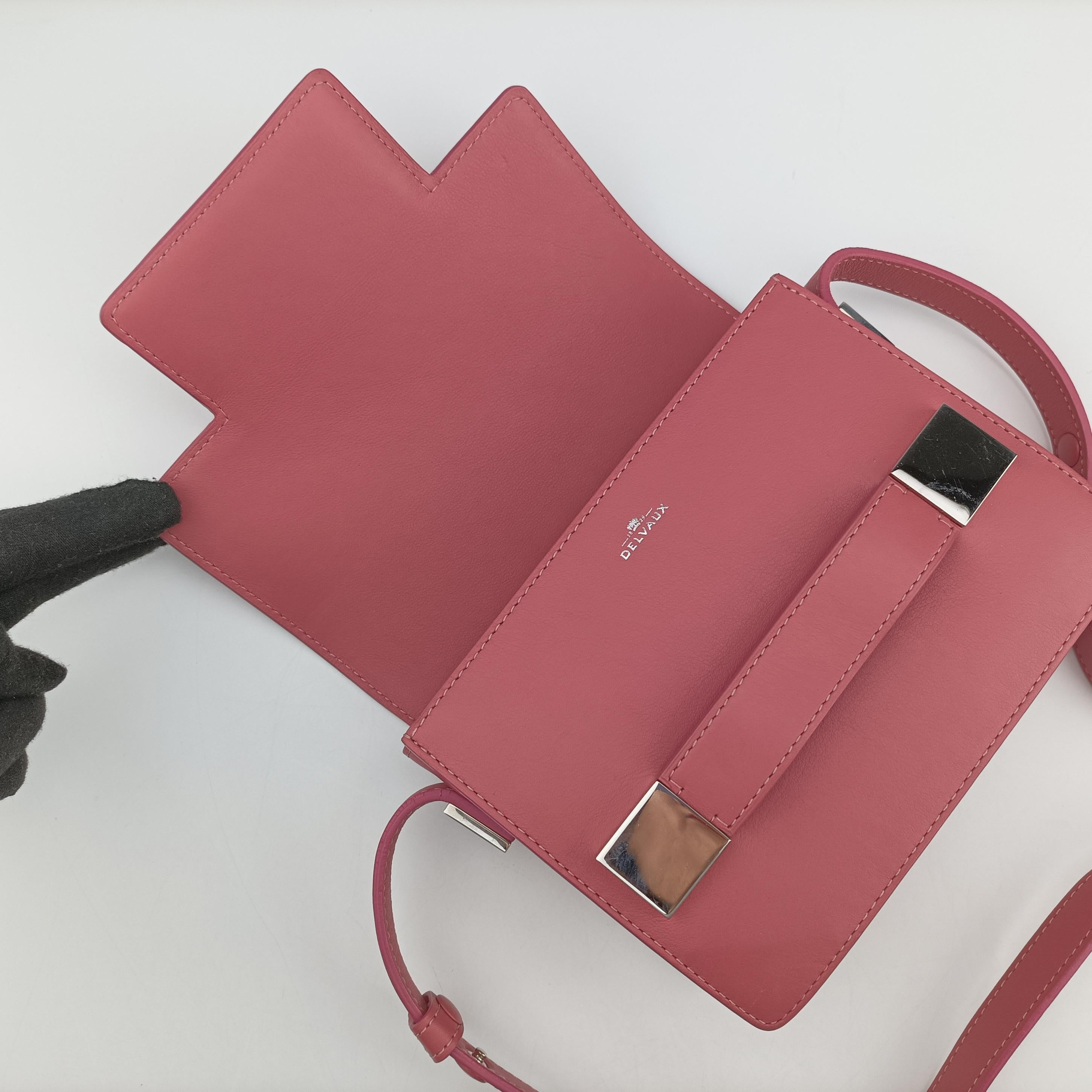 Secondhand Delvaux Madame Pink Leather  shoulderbag | stylenewstar