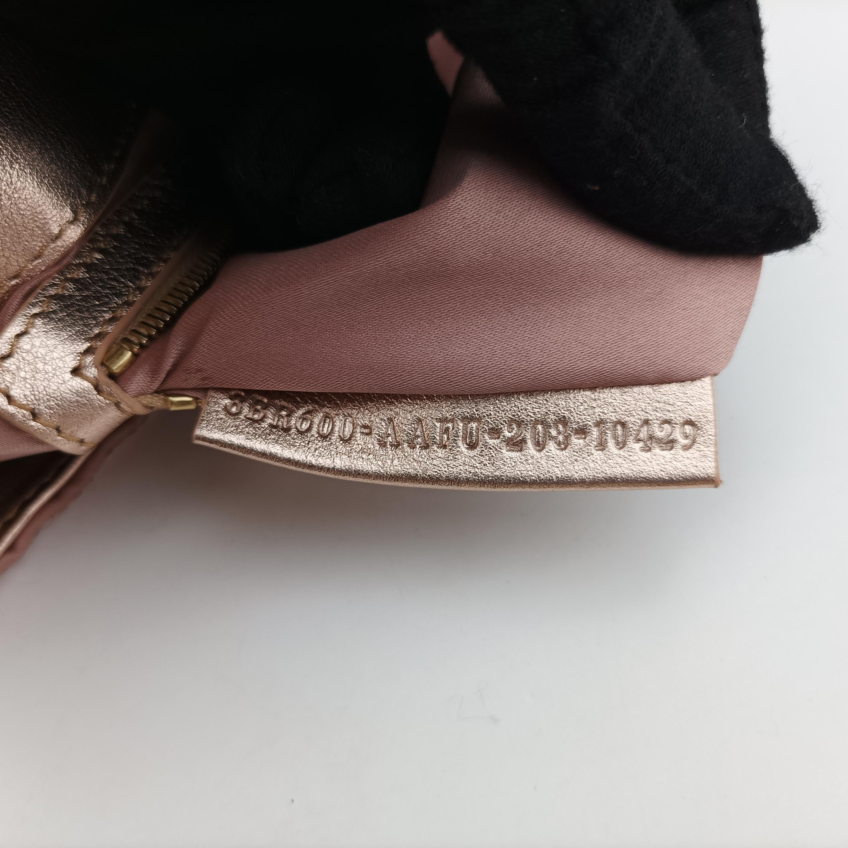 Pre-owned Fendi BAGUETTE Pink sequins 8BR600 shoulderbag | stylenewstar