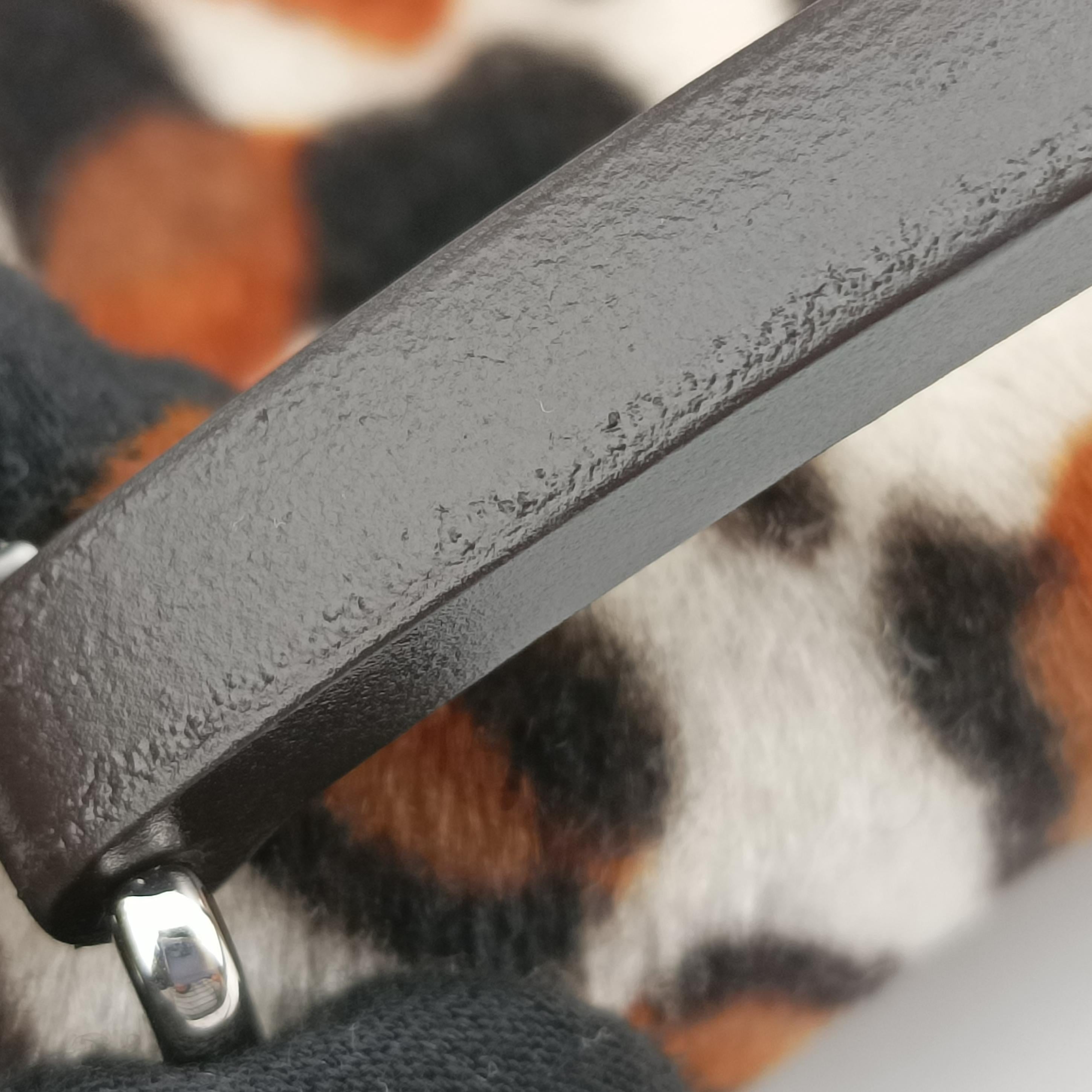 Pre-owned Fendi BAGUETTE White x Brown x Black x Multicolor ponyhair 7AS142 shoulderbag | stylenewstar