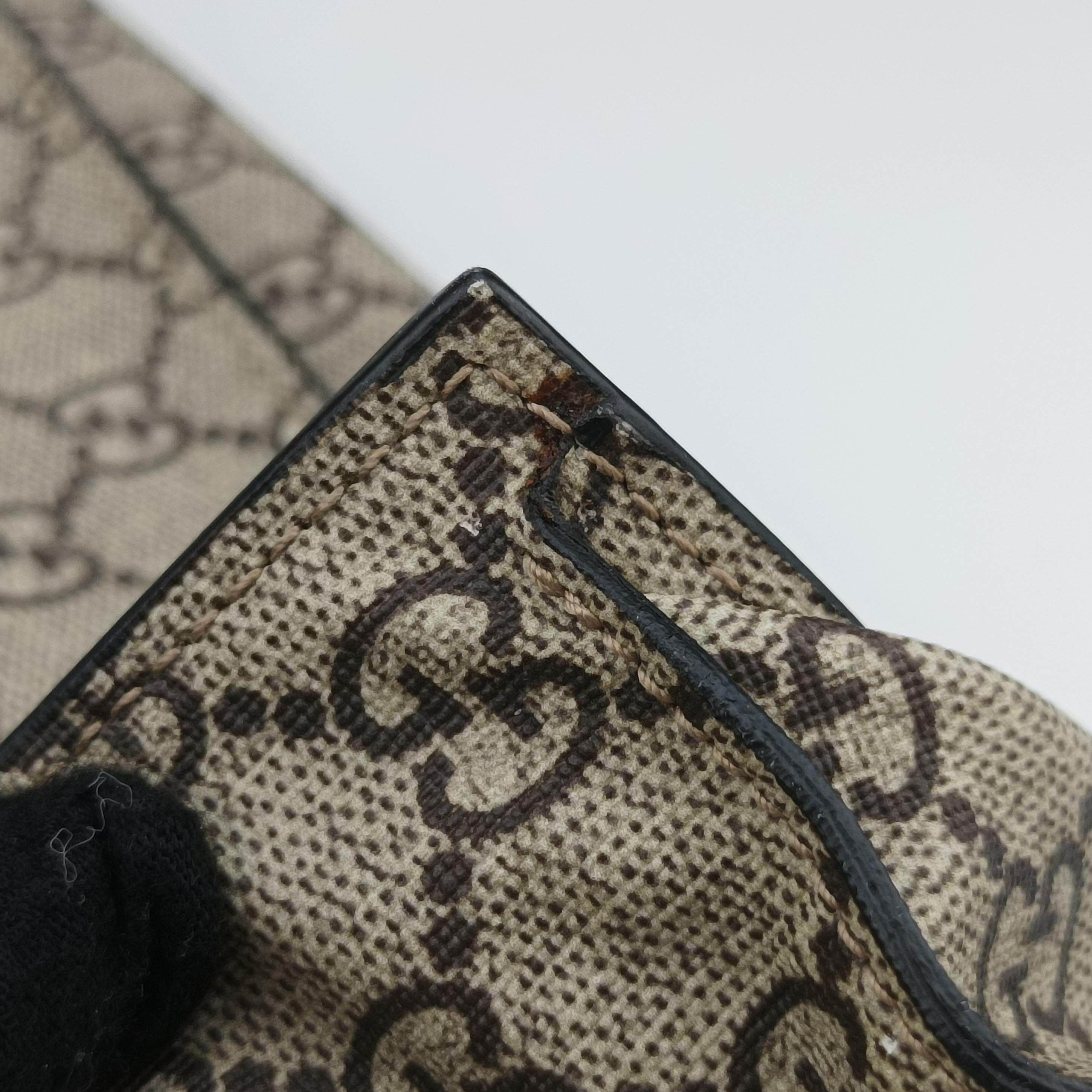 Vintage Gucci GG Supreme Taiga beige×Multicolour PVC coated canvas 450950 shoulderbag | stylenewstar