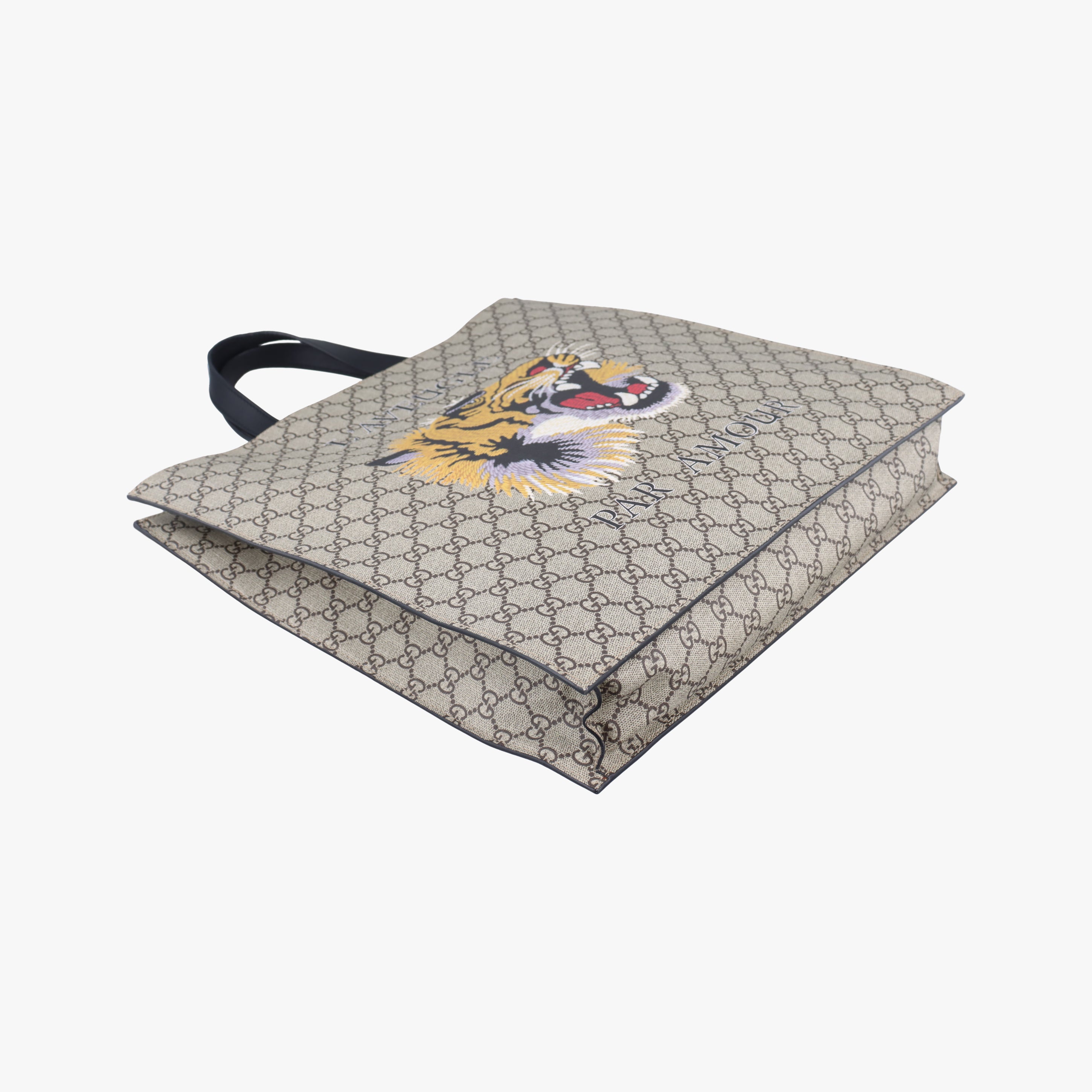 Vintage Gucci GG Supreme Taiga beige×Multicolour PVC coated canvas 450950 shoulderbag | stylenewstar