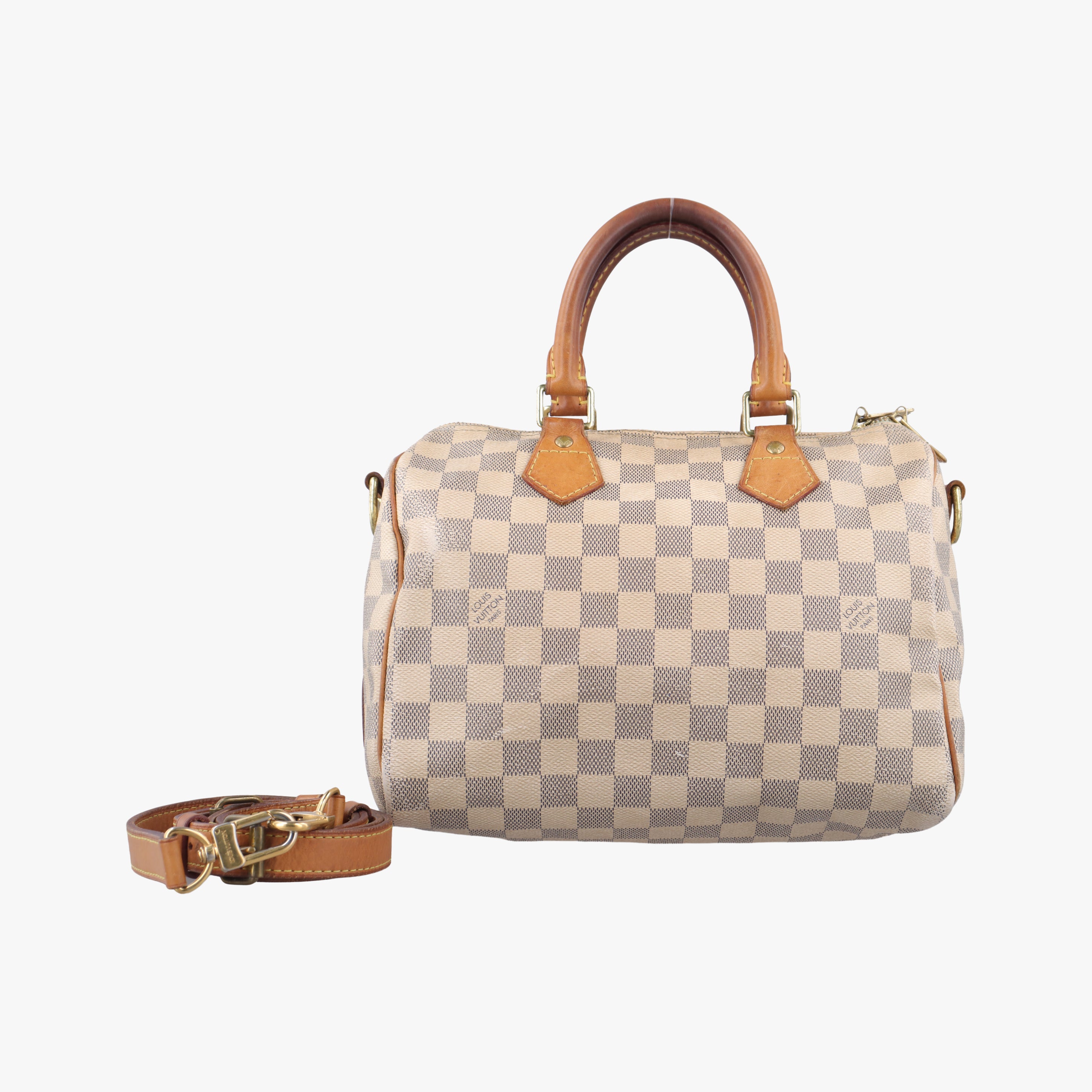 Vintage Louis Vuitton SPEEDY 25 AZUR Damier Canvas N41534 bostonbag | stylenewstar